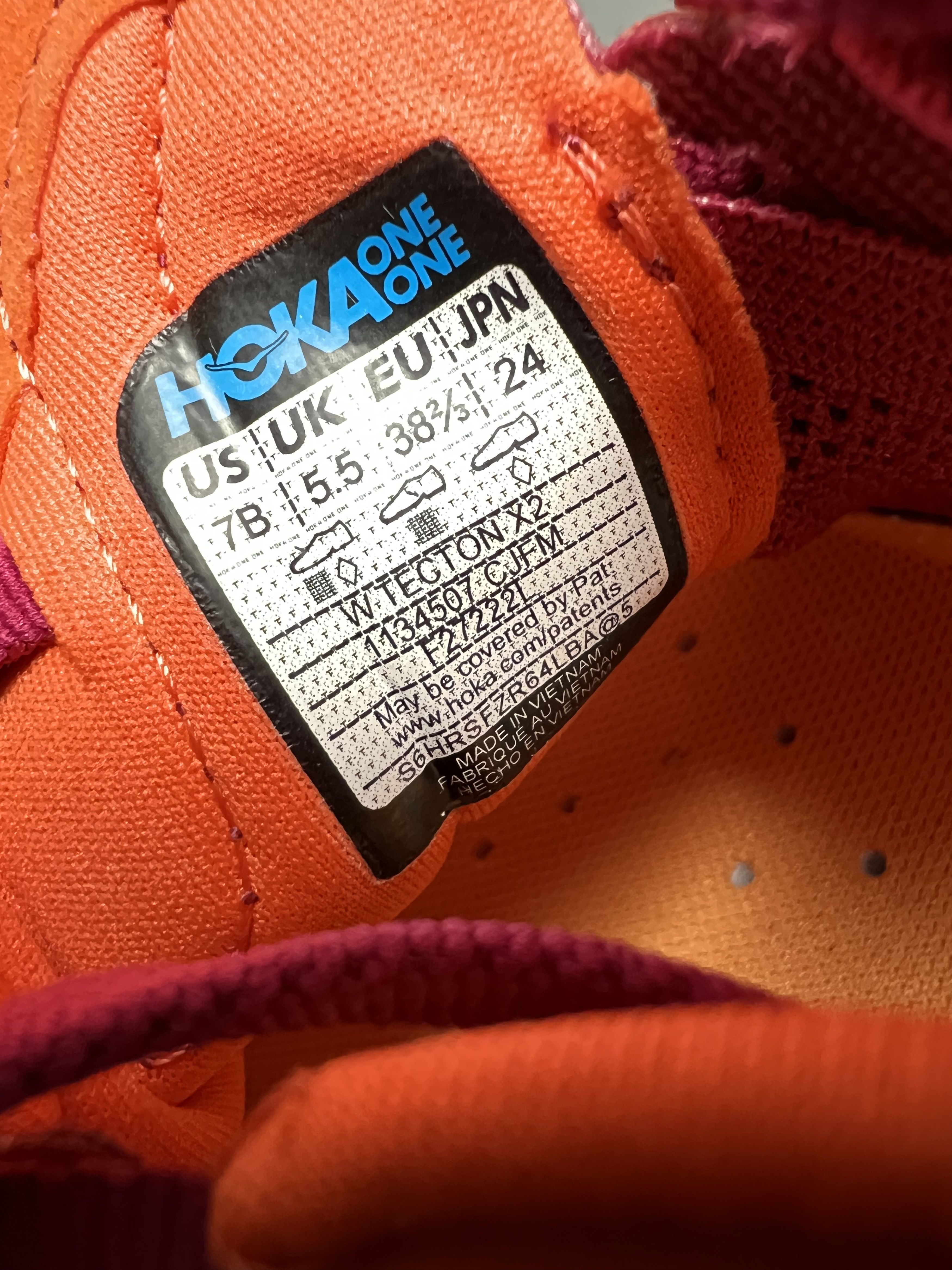 Hoka 7B Hoka One One Tecton X2 Trail Running Shoes Size US 7 / IT 37 - 11 Thumbnail