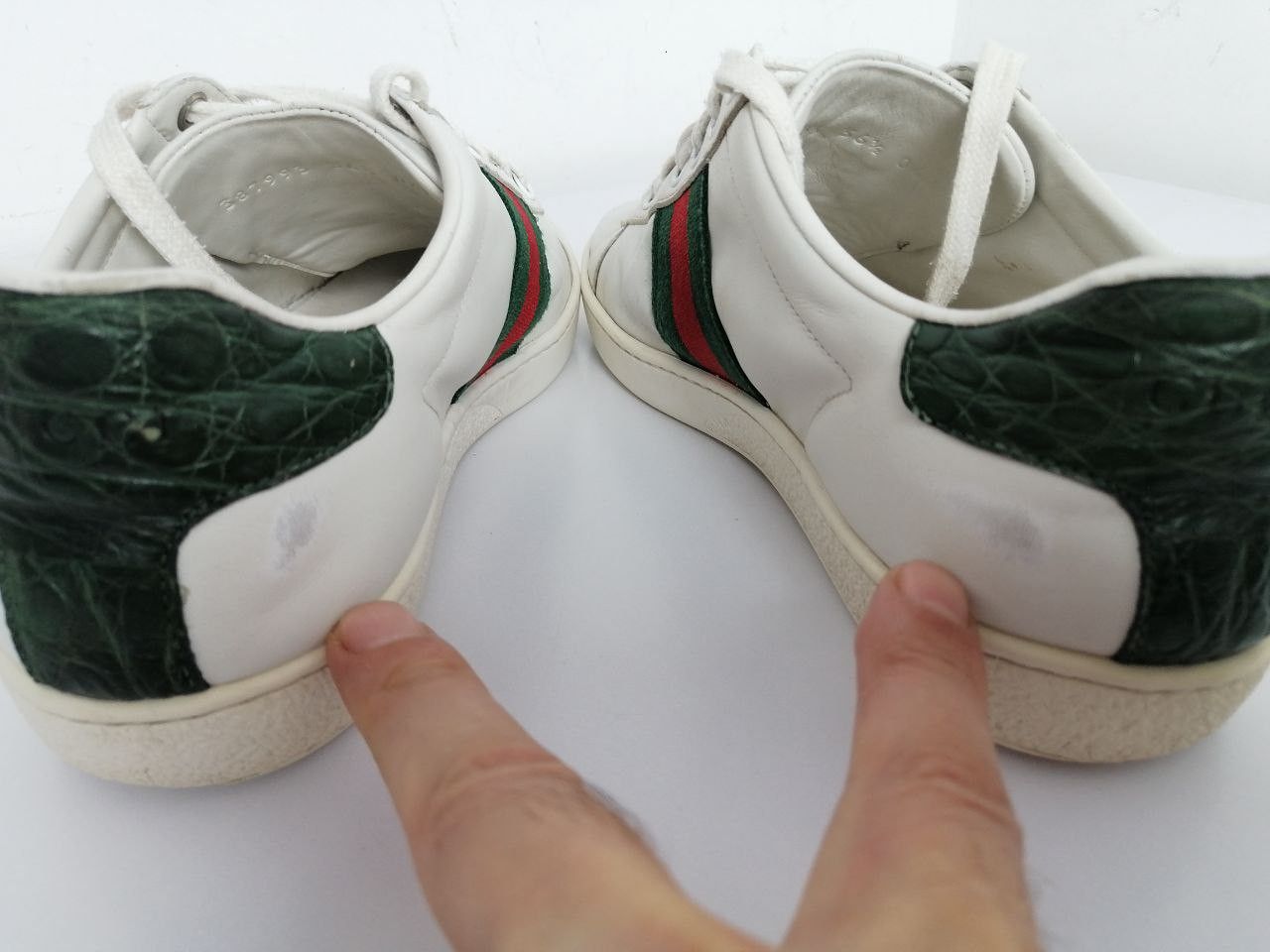 Gucci Gucci White Ace Sneakers Size US 6.5 / IT 36.5 - 14 Thumbnail