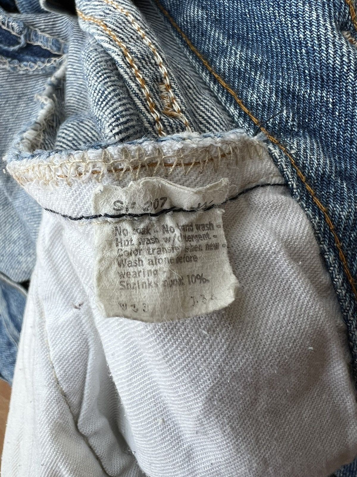 Vintage 80s Levi’s 501 Fade Denim Jeans