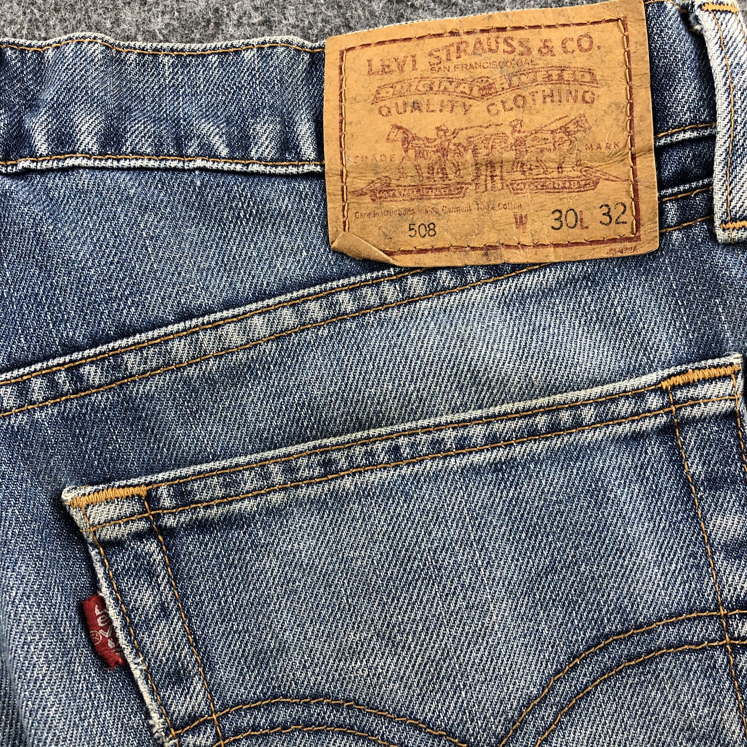 Levi's × Vintage Vintage 90s Blue Wash Levis 508 Jeans-JM1426 Size US 31 - 6 Thumbnail