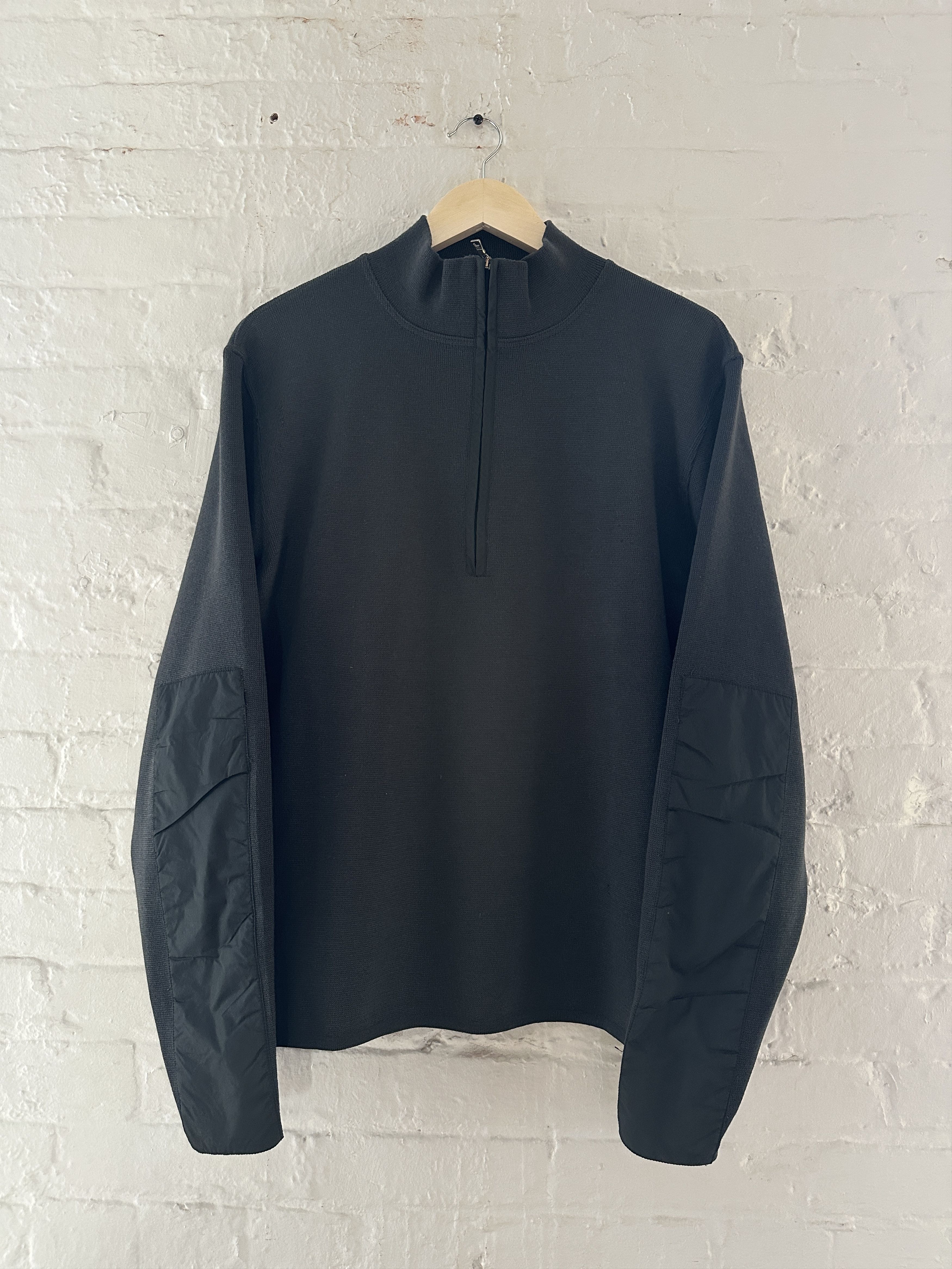 Prada Vintage 2000s Prada Wool Quarter Zip Sweater Size US L / EU 52-54 / 3 - 1 Thumbnail