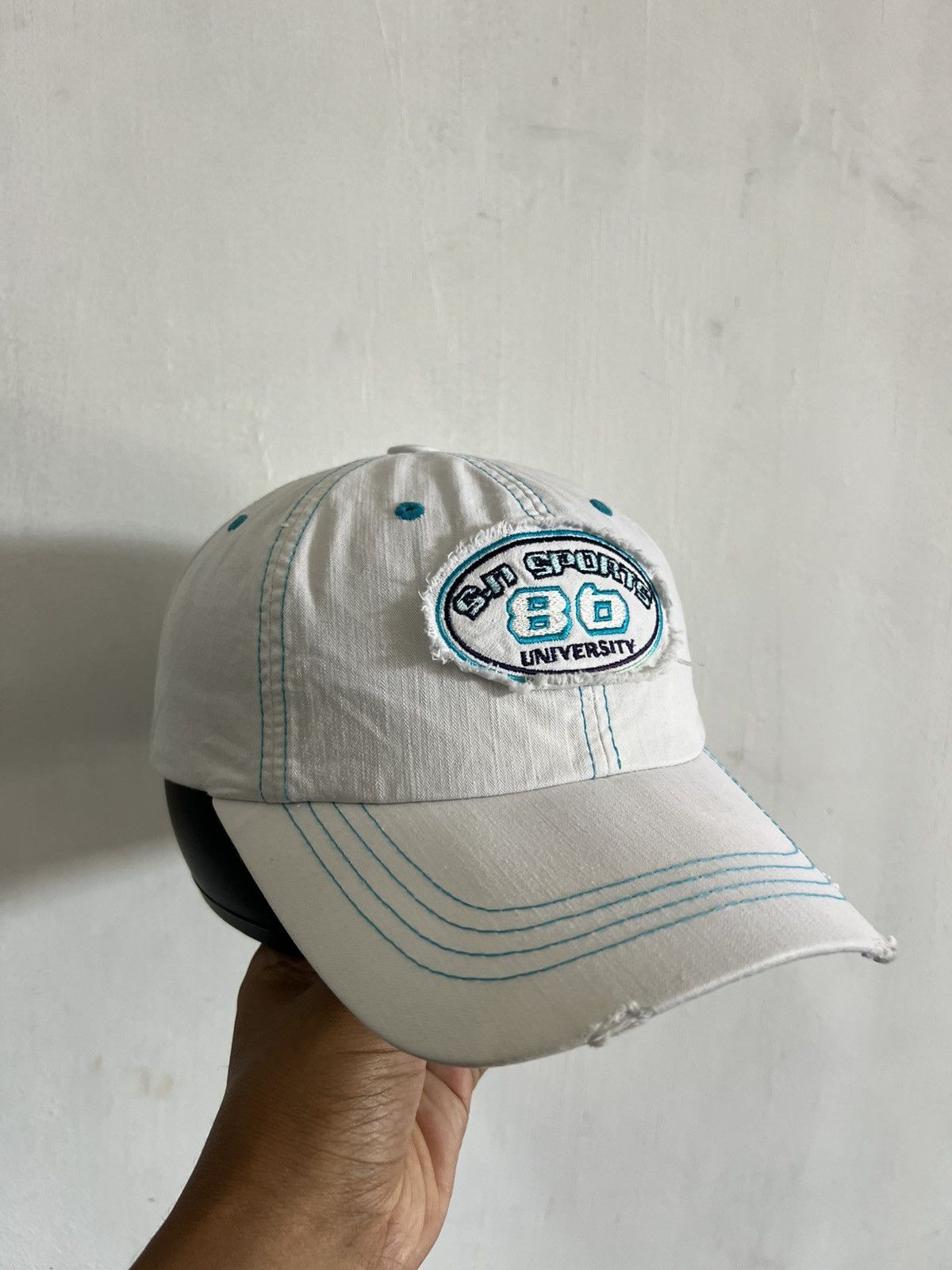 Japanese Brand Sn Sport 86 University Distressed Hat Size ONE SIZE - 2 Thumbnail