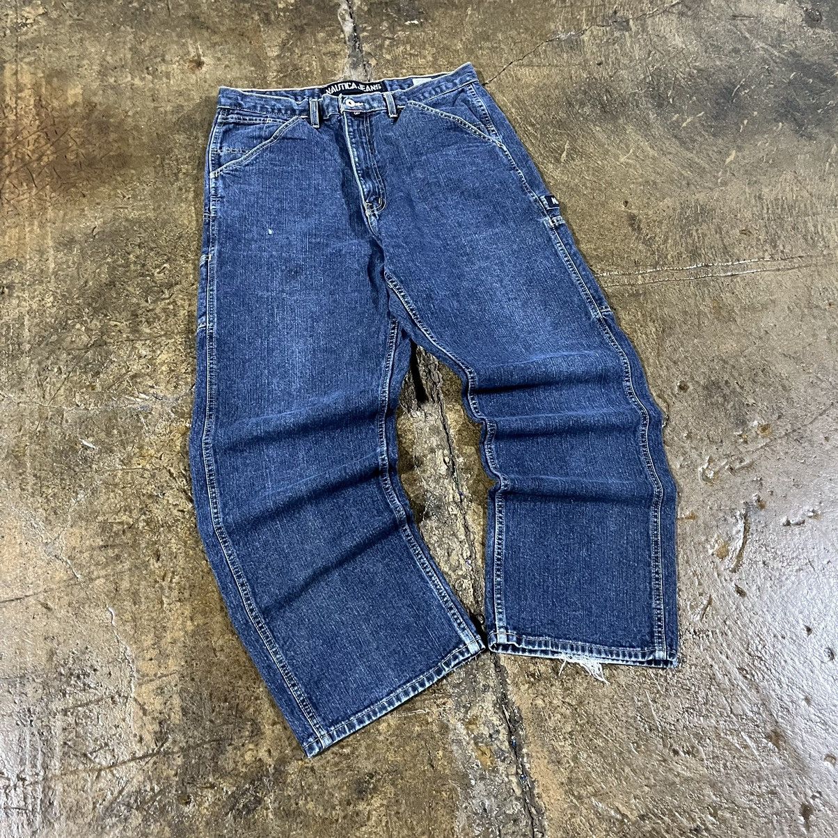 JNCO × Nautica × Vintage Crazy Vintage Y2K Nautica Carpenter Jeans Baggy Skater Size US 38 / EU 54 - 7 Thumbnail