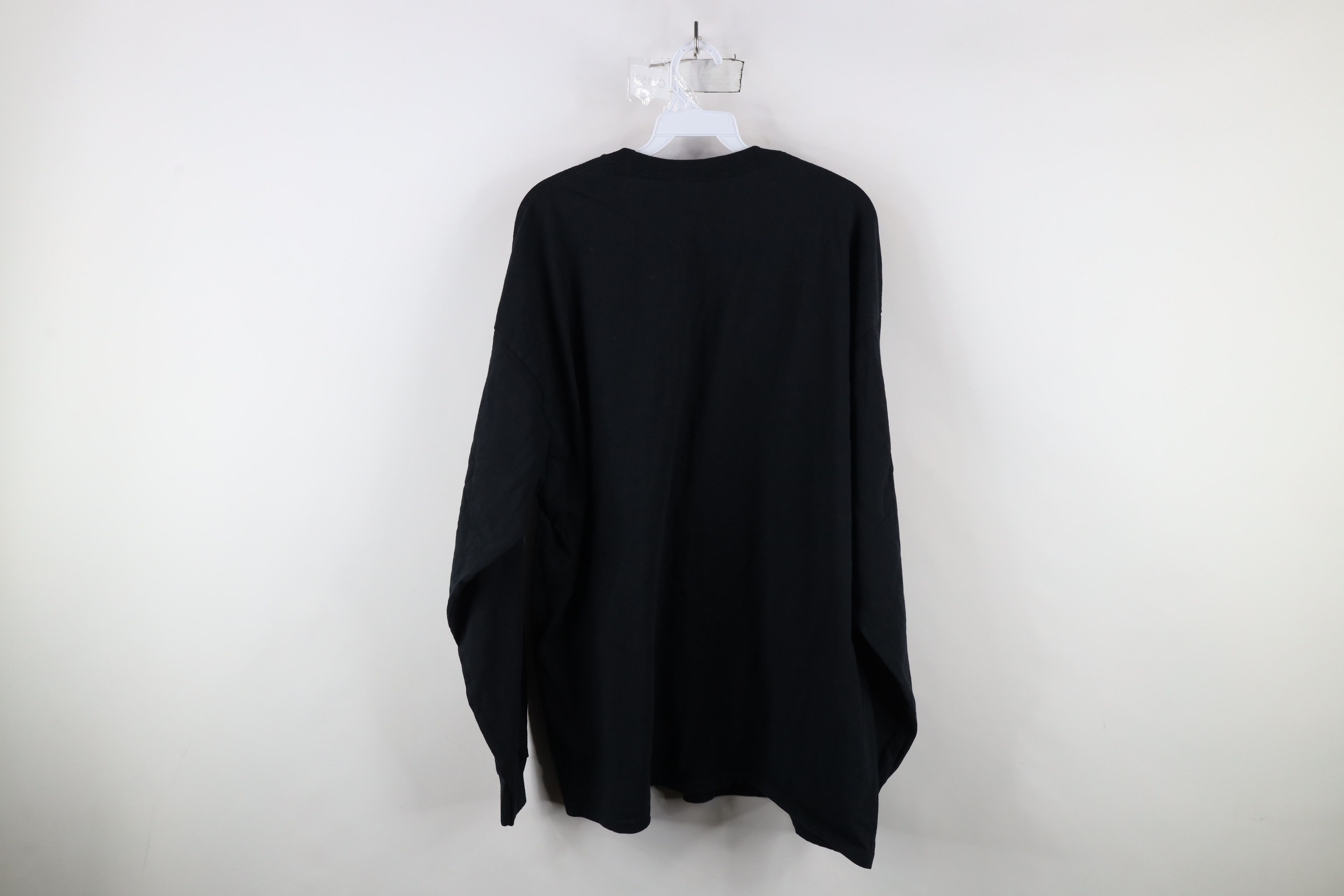 Vintage Vintage 90s Streetwear Long Sleeve T-Shirt Black Cotton Size US XXL / EU 58 / 5 - 6 Thumbnail