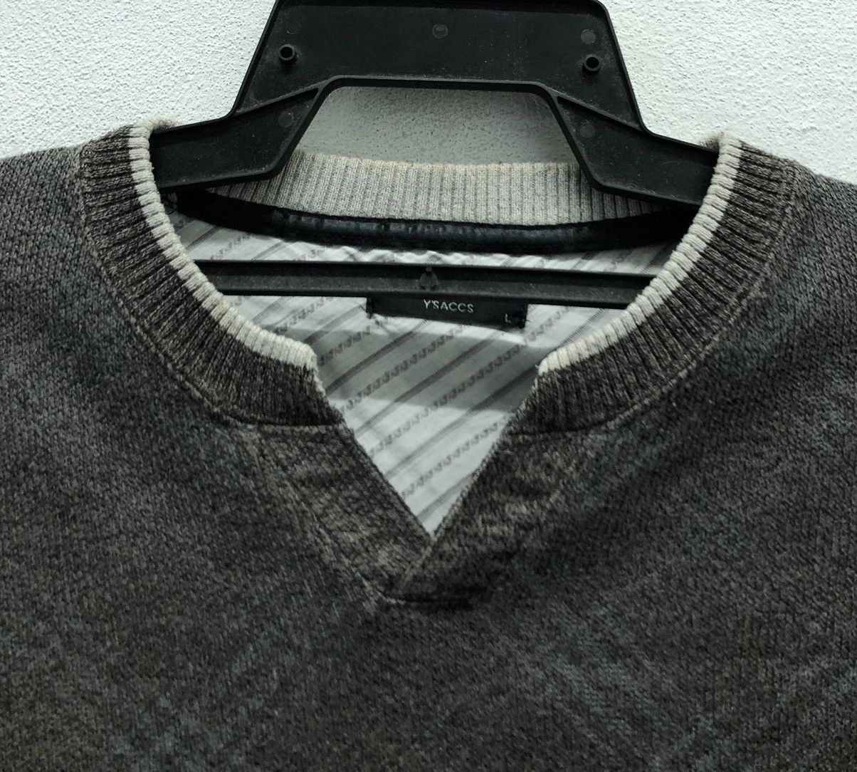Yohji Yamamoto Vintage Yohji Yamamoto Sacsny Y'saccs Sweatshirt Size US L / EU 52-54 / 3 - 3 Thumbnail
