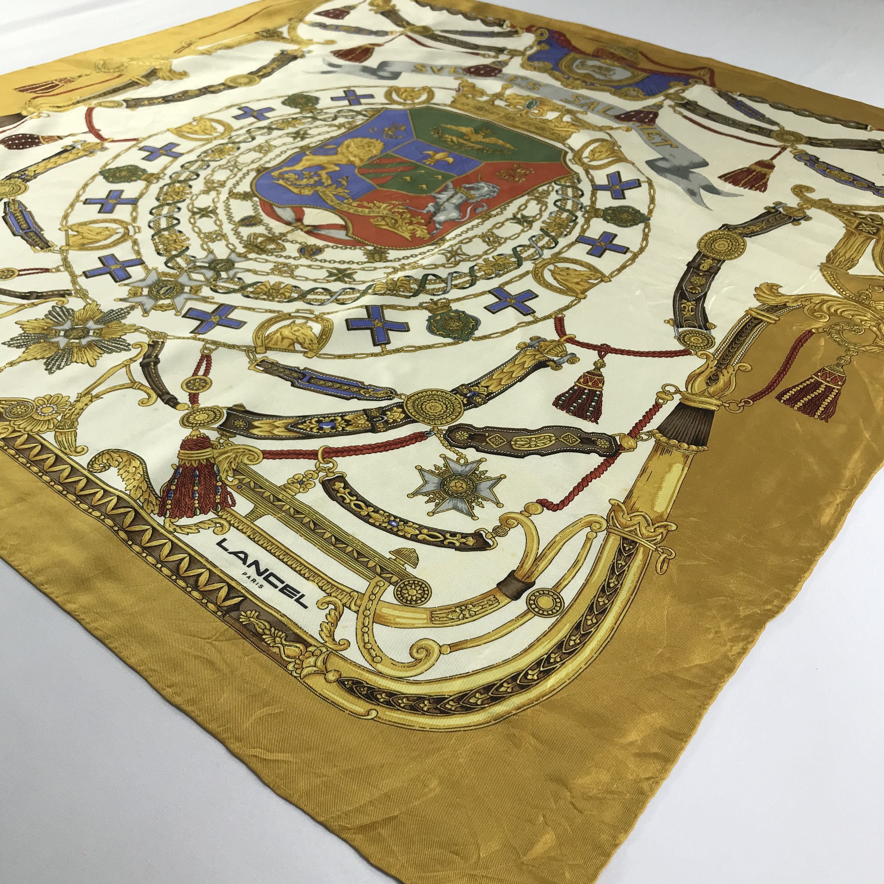 Lancel Vintage Lancel Silk Scarf Size ONE SIZE - 3 Thumbnail