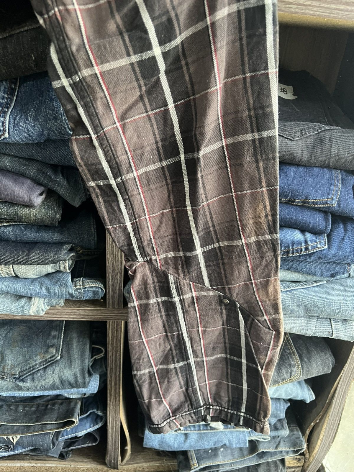 If Six Was Nine 🔥Redark Plaid Cargo Pant Size 29" - 8 Thumbnail