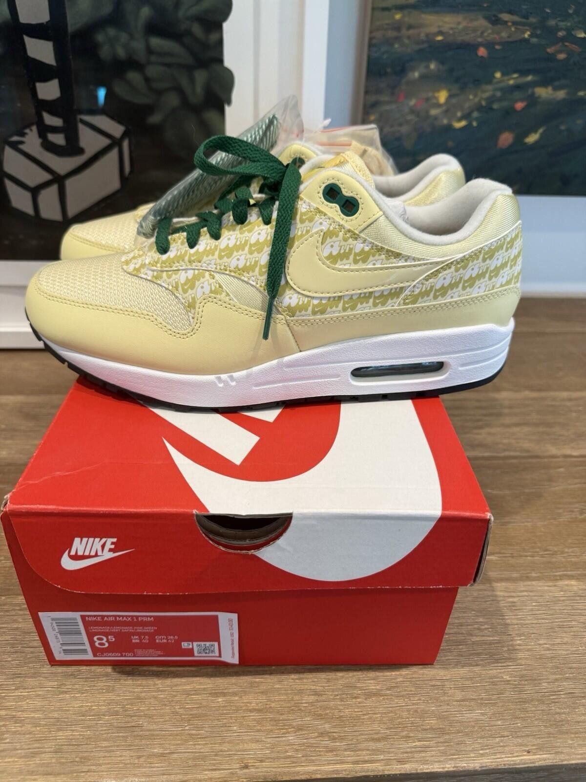 Nike × Vintage Nike Air max 1 Prm Tape reflective dunk  display picture 2