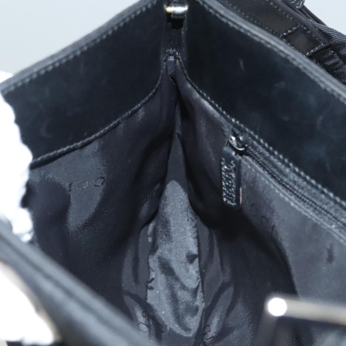 Gucci GUCCI Shoulder Bag Nylon Black Silver 001 3193 001 3193 Size ONE SIZE - 18 Thumbnail