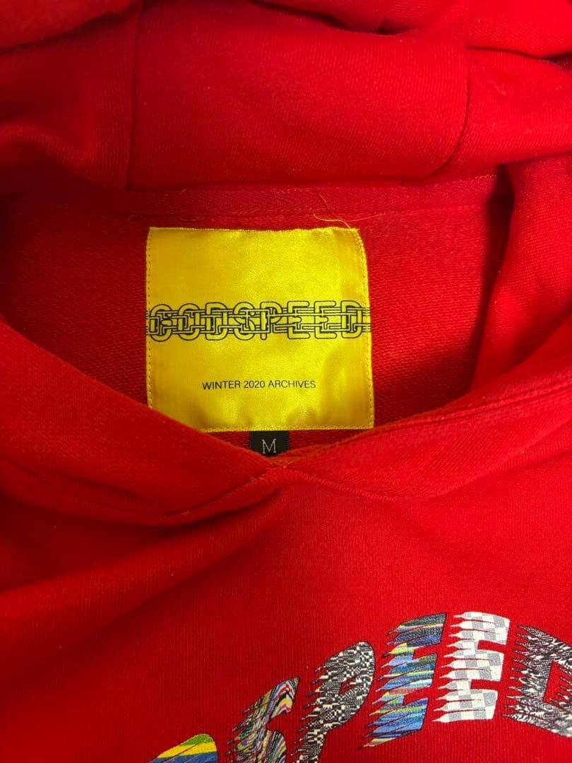 Godspeed GODSPEED Winter 2020 Archives Pullover Hoodie Red M Size US M / EU 48-50 / 2 - 3 Thumbnail