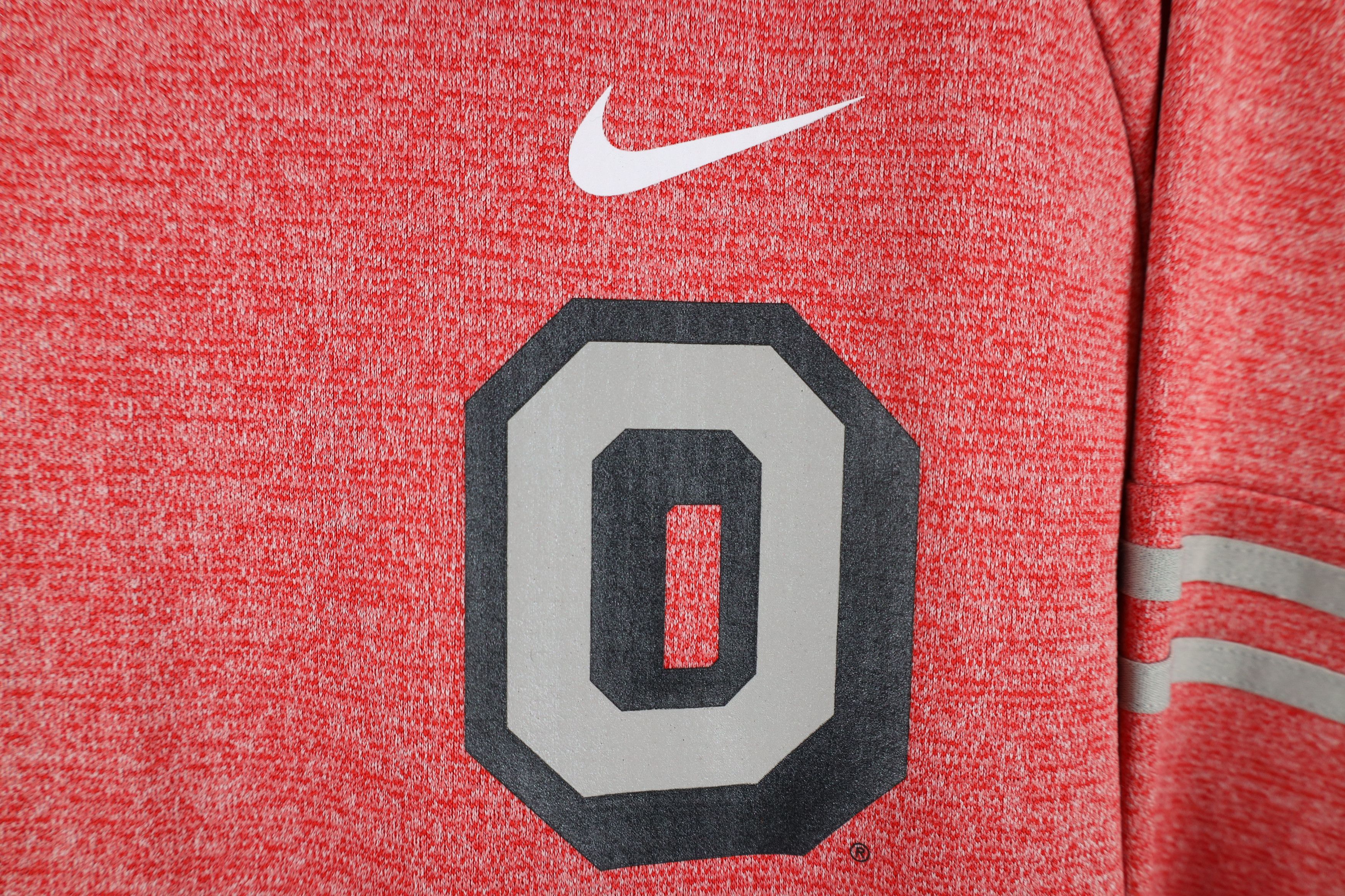 Nike Nike Fleece Lined Funnel Neck Ohio State University Sweater Size L / US 10 / IT 46 - 4 Thumbnail