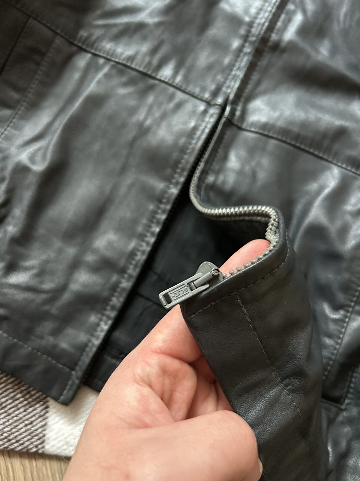 Genuine Leather × Vintage Vintage Methineu leather jacket made in finland genuine Size US S / EU 44-46 / 1 - 3 Thumbnail
