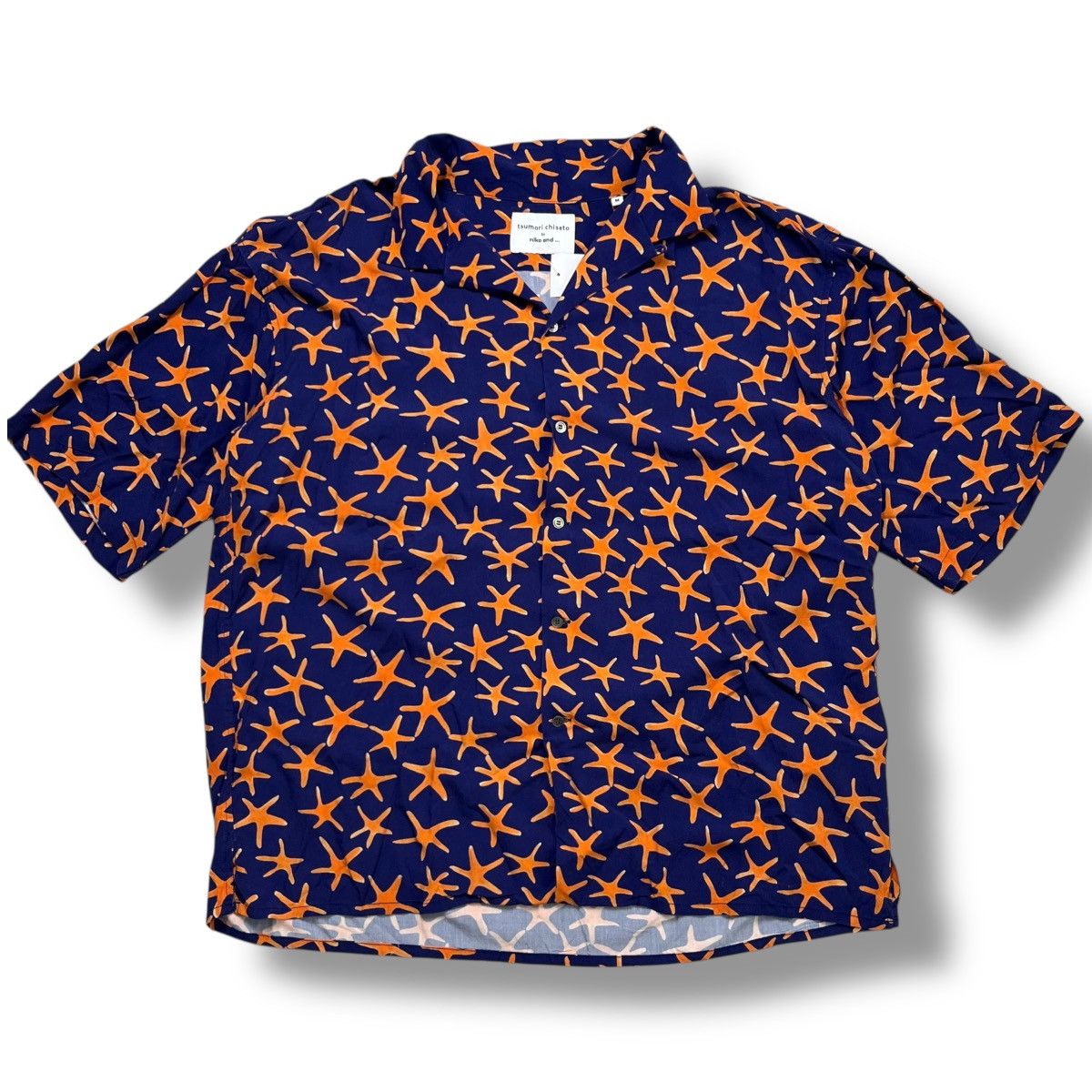 Tsumori Chisato Tsumori Chisato loop collar pattern Shirt Size US L / EU 52-54 / 3 - 1 Thumbnail