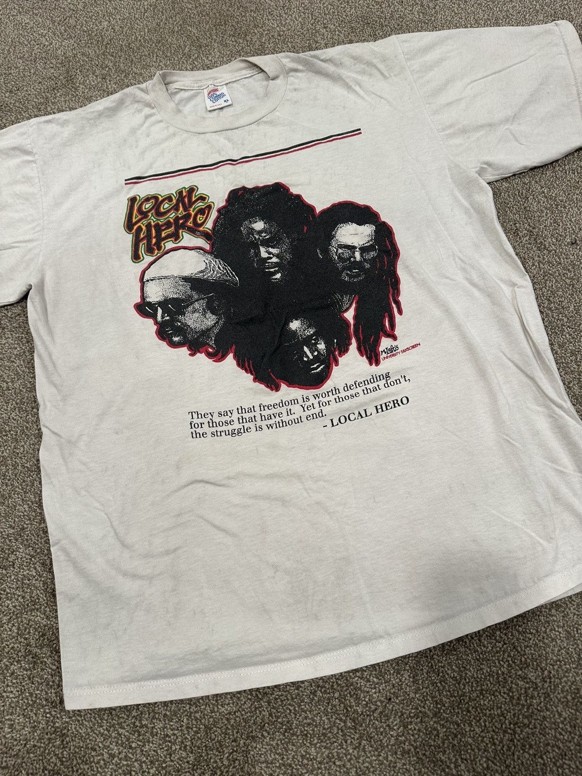 Vintage 90s Vintage Local Hero T-Shirt Size US L / EU 52-54 / 3 - 3 Thumbnail
