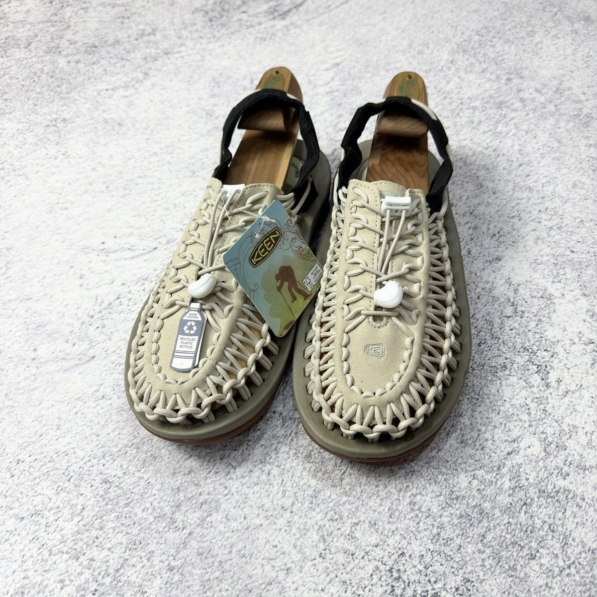 Designer × KEEN New Keen Uneek Mens Sandals Beige US9 UK8 EU42 27cm Size US 9 / EU 42 - 2 Thumbnail