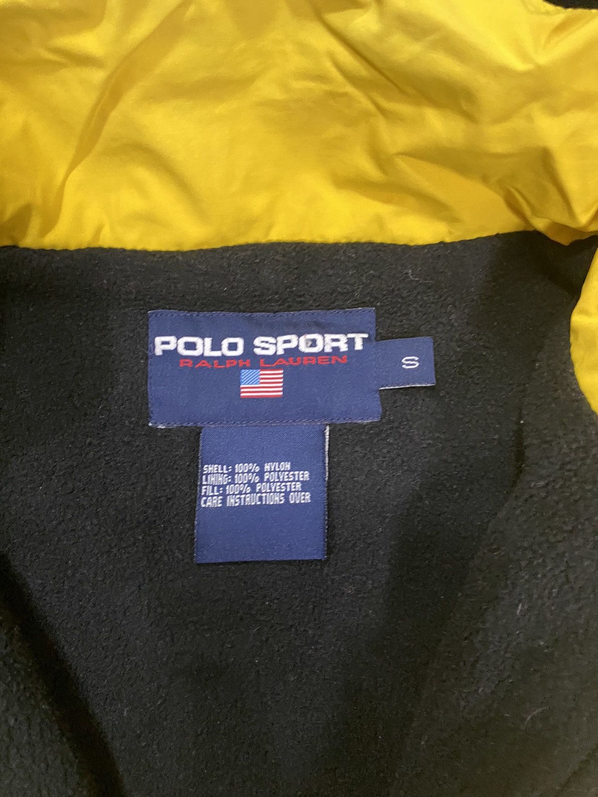 Polo Ralph Lauren Polo Sport Ralph Lauren Yellow and Black Snow Jacket Size US S / EU 44-46 / 1 - 5 Thumbnail