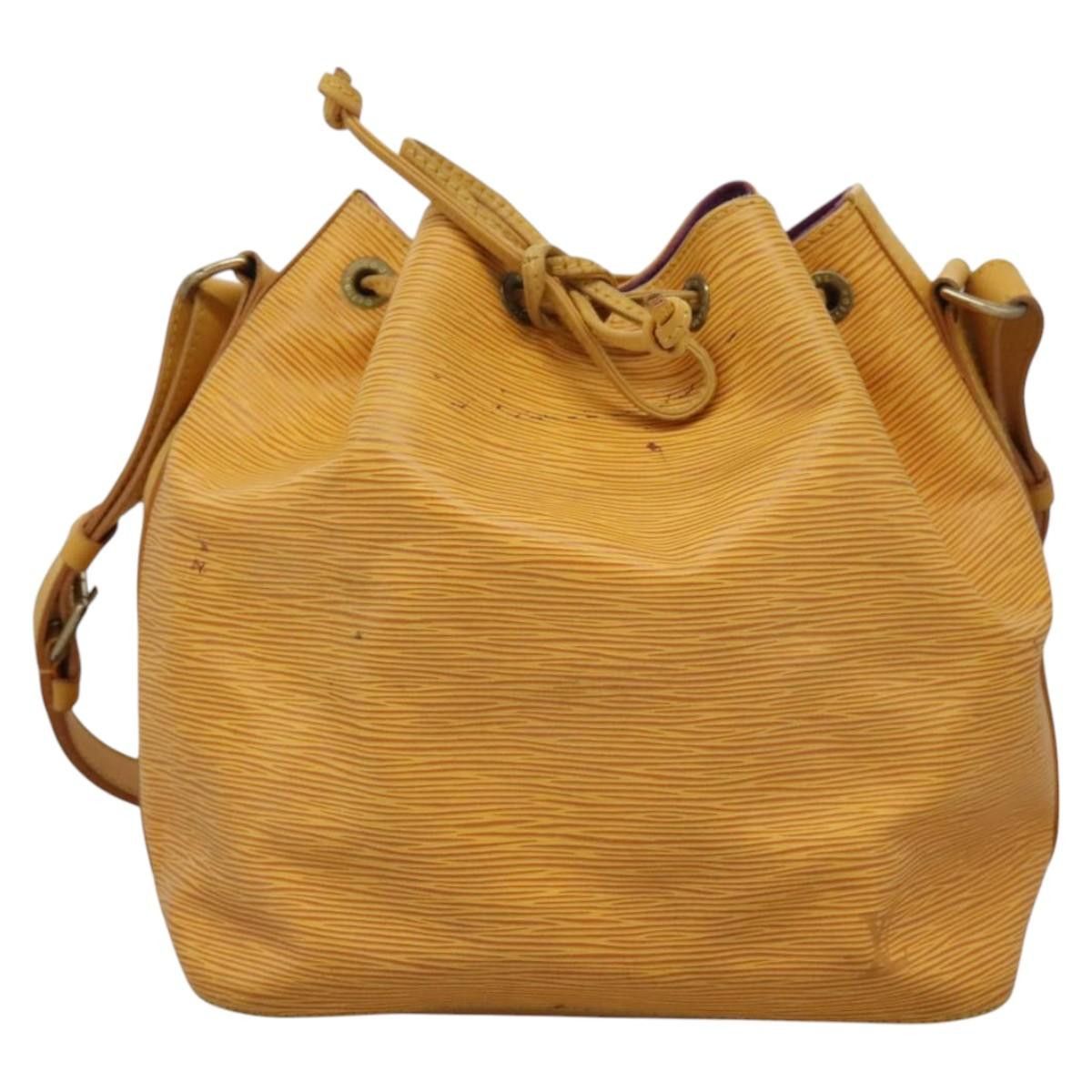 Louis Vuitton LOUIS VUITTON Epi Petit Noe Shoulder Bag Yellow M44109 Size ONE SIZE - 13 Thumbnail