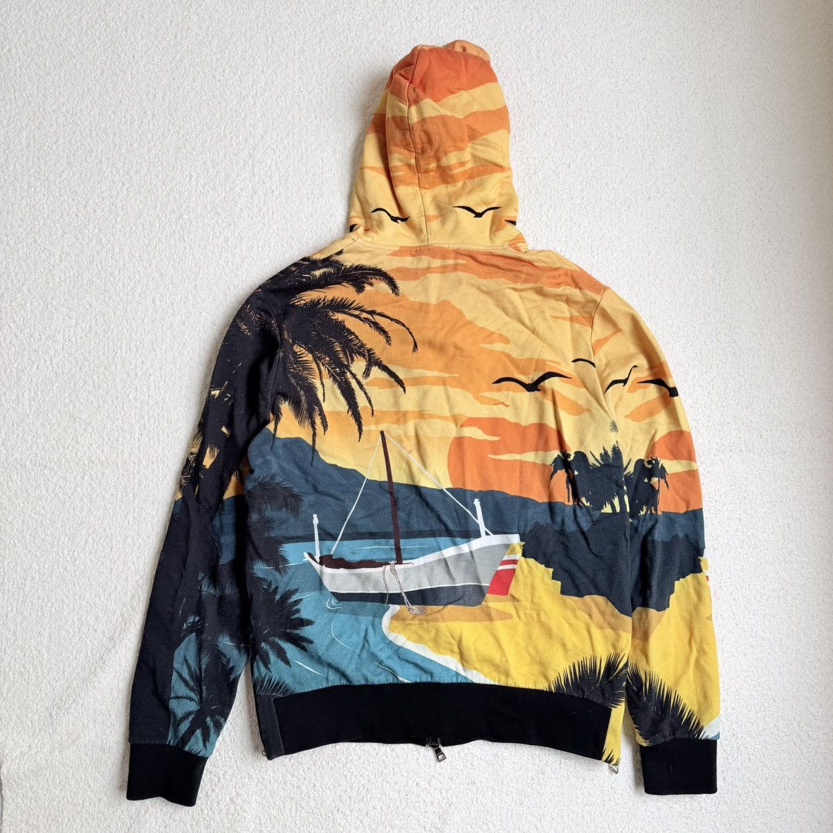 Balmain Balmain Terry Beach Sunset Zippered Jacket Size US XL / EU 56 / 4 - 8 Thumbnail