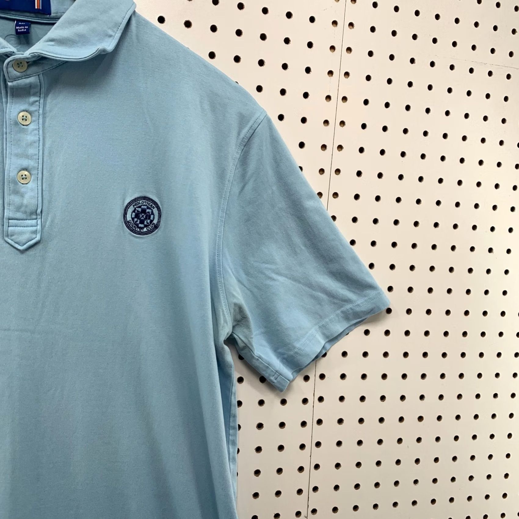 Vintage Stitch Golf Polo Shirt Mens Medium Blue Midlothian Country Club Casual Size US M / EU 48-50 / 2 - 6 Thumbnail