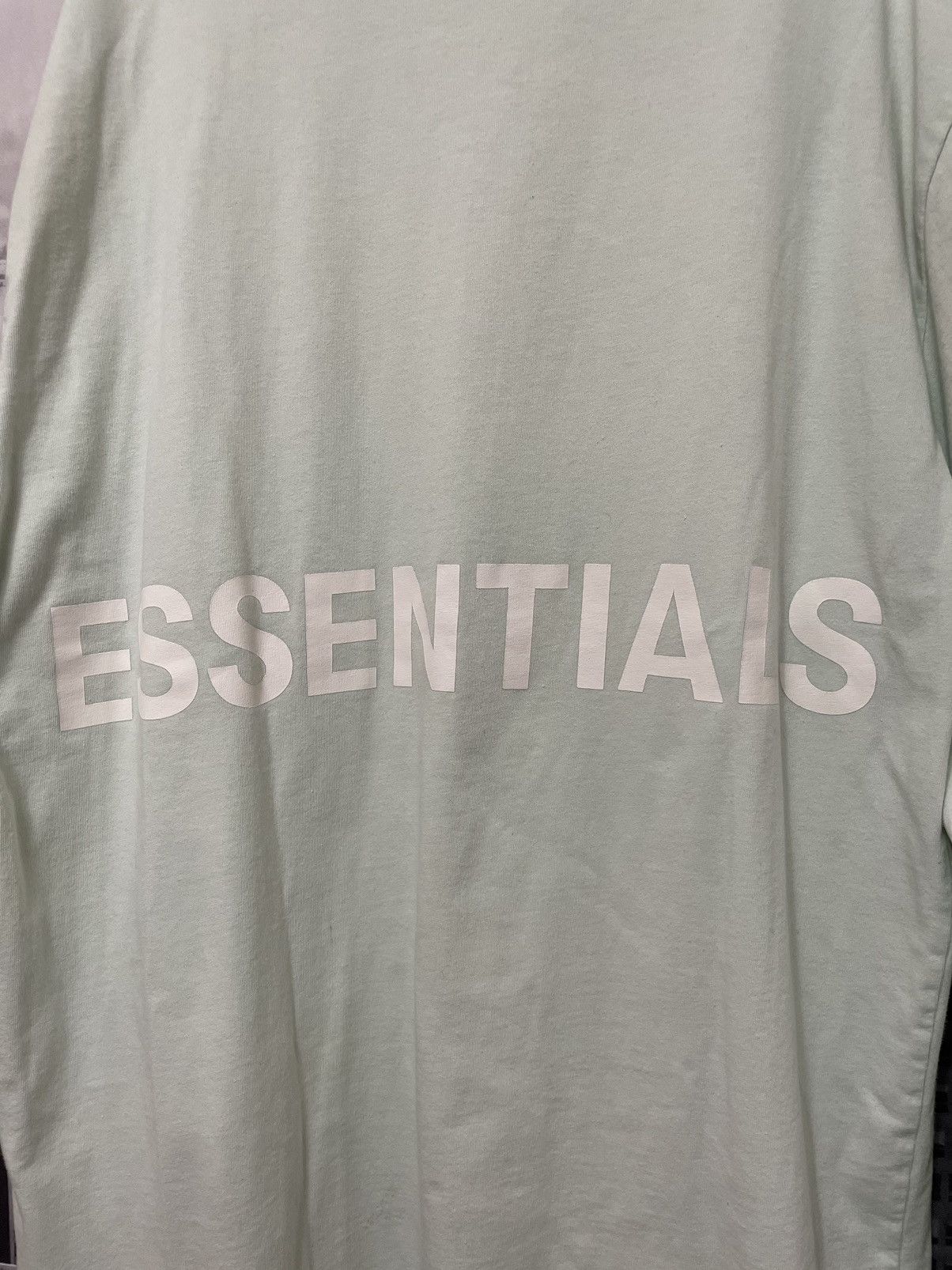 Fear of God 🔥Fear of God Essentials FW18 Boxy Long Sleeve Tee MINT SZ M Size US M / EU 48-50 / 2 - 2 Thumbnail