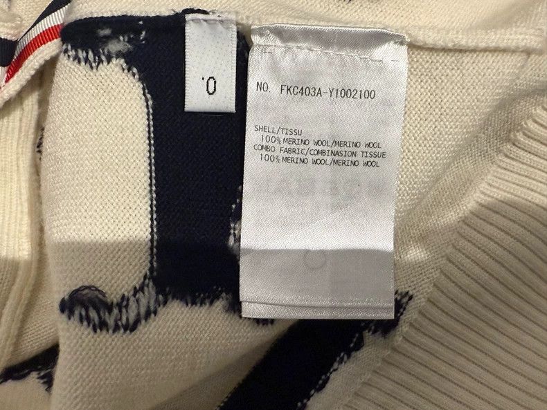 Thom Browne Thom Browne Rare women's dog four-bar cardigan jacket 2503 Size XS / US 0-2 / IT 36-38 - 6 Thumbnail