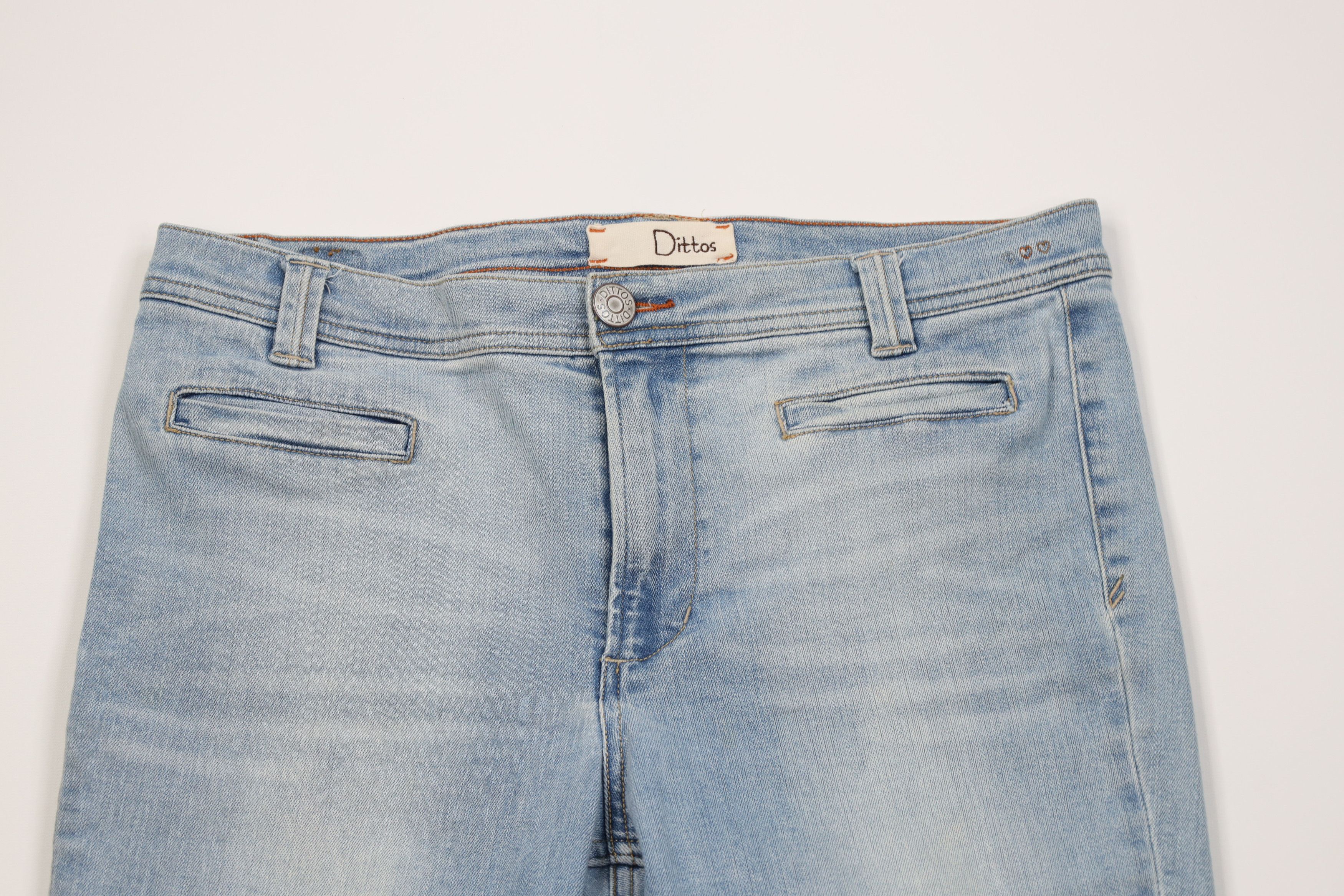 Vintage Vintage Y2K Streetwear Babydoll Bell Bottoms Denim Jeans Size 30" / US 8 / IT 44 - 2 Thumbnail