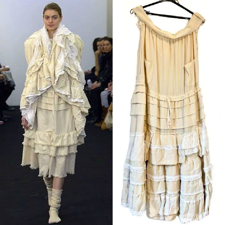 Comme des Garcons Tao CdG 2006AW Ruffled Sleeveless Dress - dmc Size US XS / EU 42 / 0 - 1 Thumbnail