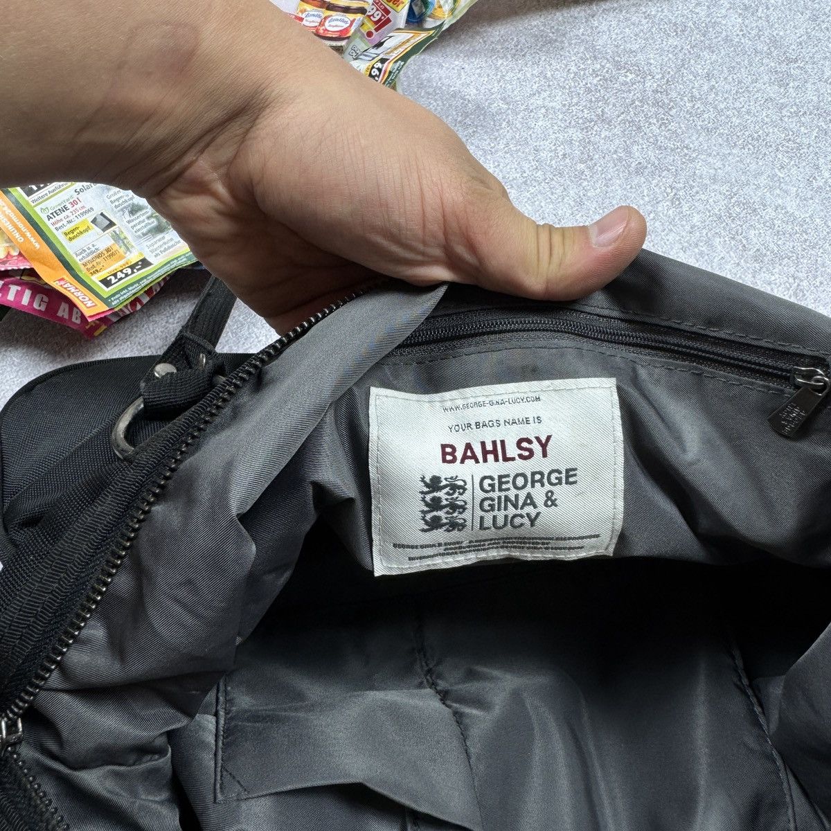 George Gina & Lucy George Gina & Lucy Bahlsy Bag GGL Black Avantgarde Y2K Size ONE SIZE - 10 Thumbnail