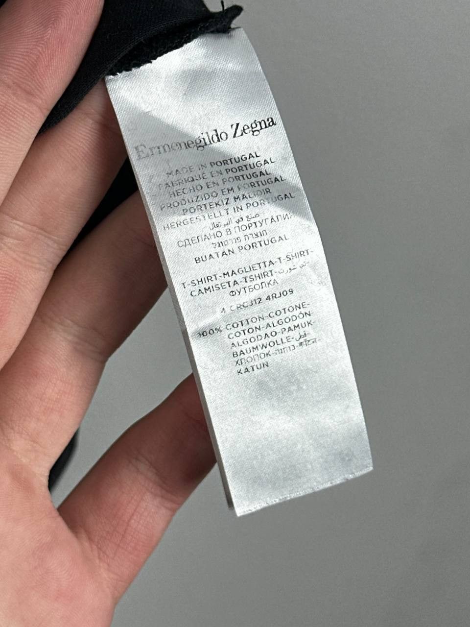 Ermenegildo Zegna Ermenegildo Zegna Logo “Triple Stitch” T-shirt Size US M / EU 48-50 / 2 - 7 Thumbnail