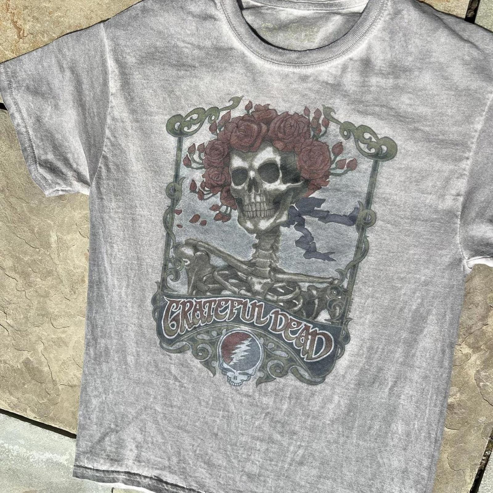 Liquid Blue Reworked Grey Overdye Grateful Dead T-shirt Size US M / EU 48-50 / 2 - 2 Thumbnail