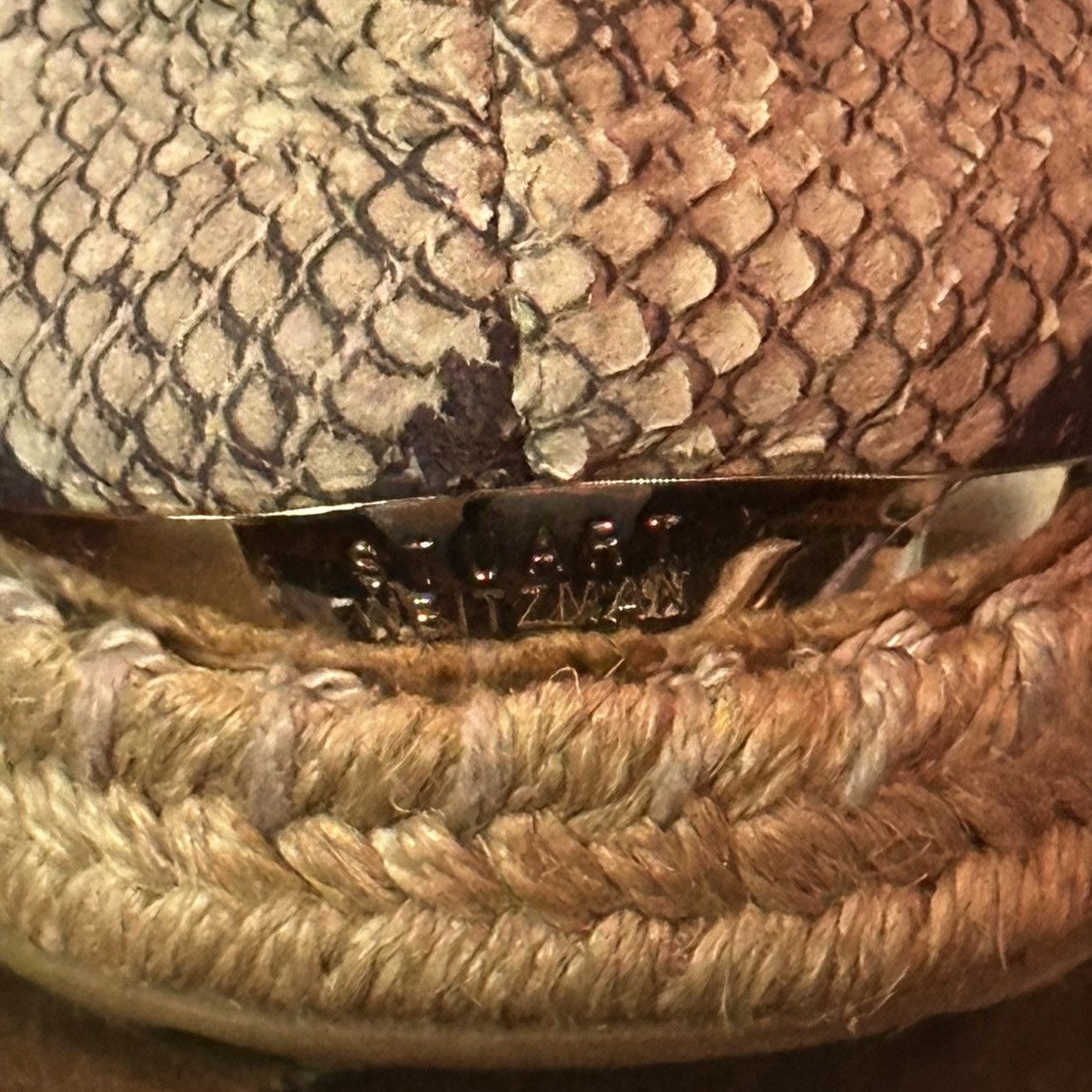 Stuart Weitzman Stuart Weitzman Catalan snakeskin espadrille slip on sneaker Size US 8.5 / IT 38.5 - 8 Thumbnail