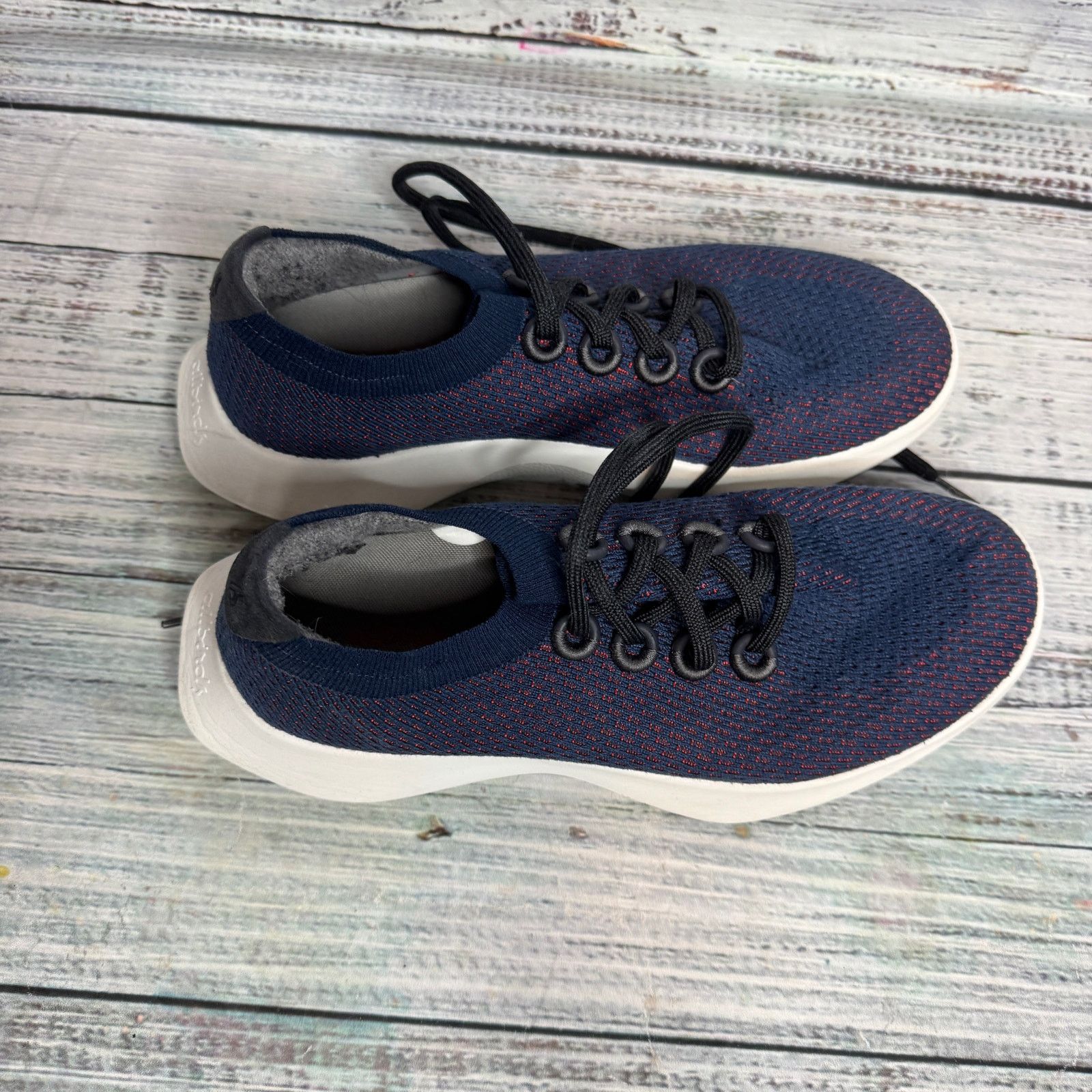 Allbirds Allbirds Tree Dasher 1 Men’s 9 Navy Knit Running Shoes Size US 9 / EU 42 - 3 Thumbnail