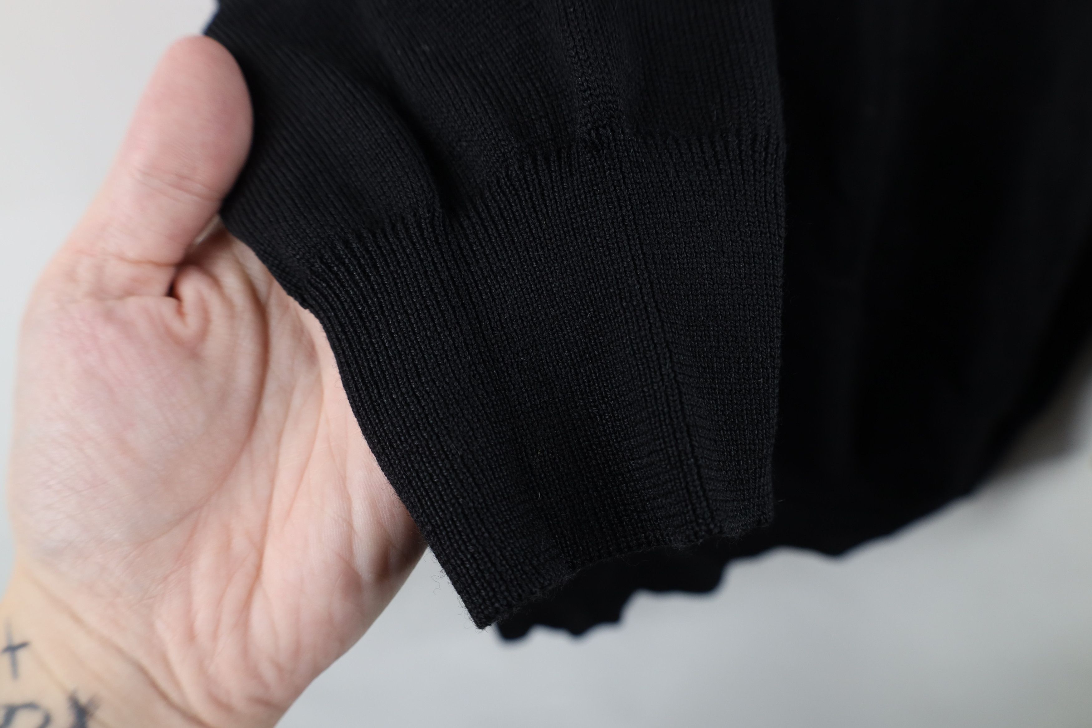 Vintage Vintage 90s Streetwear Cashmere Blend Knit Collared Sweater Size US XXL / EU 58 / 5 - 5 Thumbnail