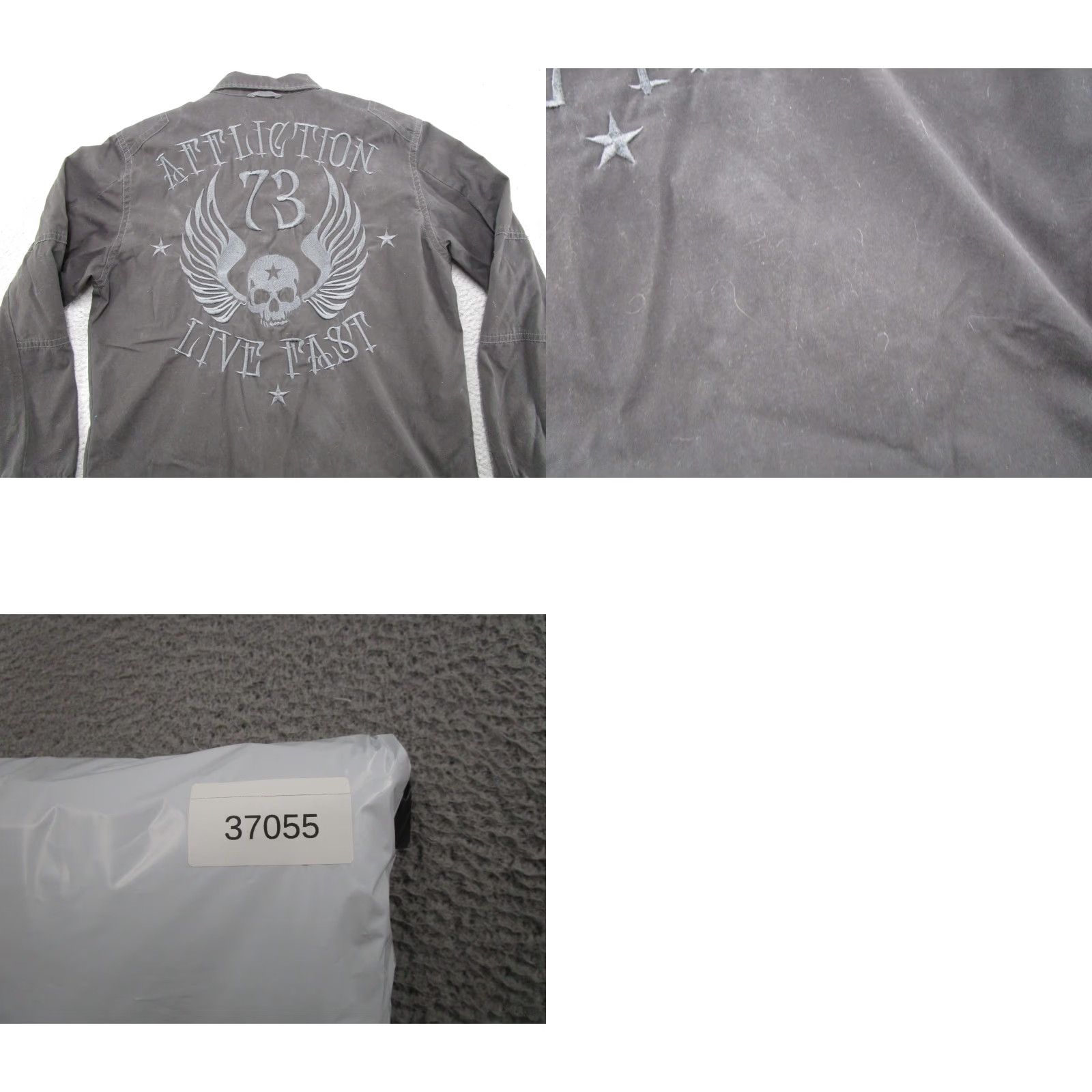 Affliction Affliction Black Premium Militarycore Button Shirt Men L Grunge Punk Read Size US L / EU 52-54 / 3 - 9 Thumbnail