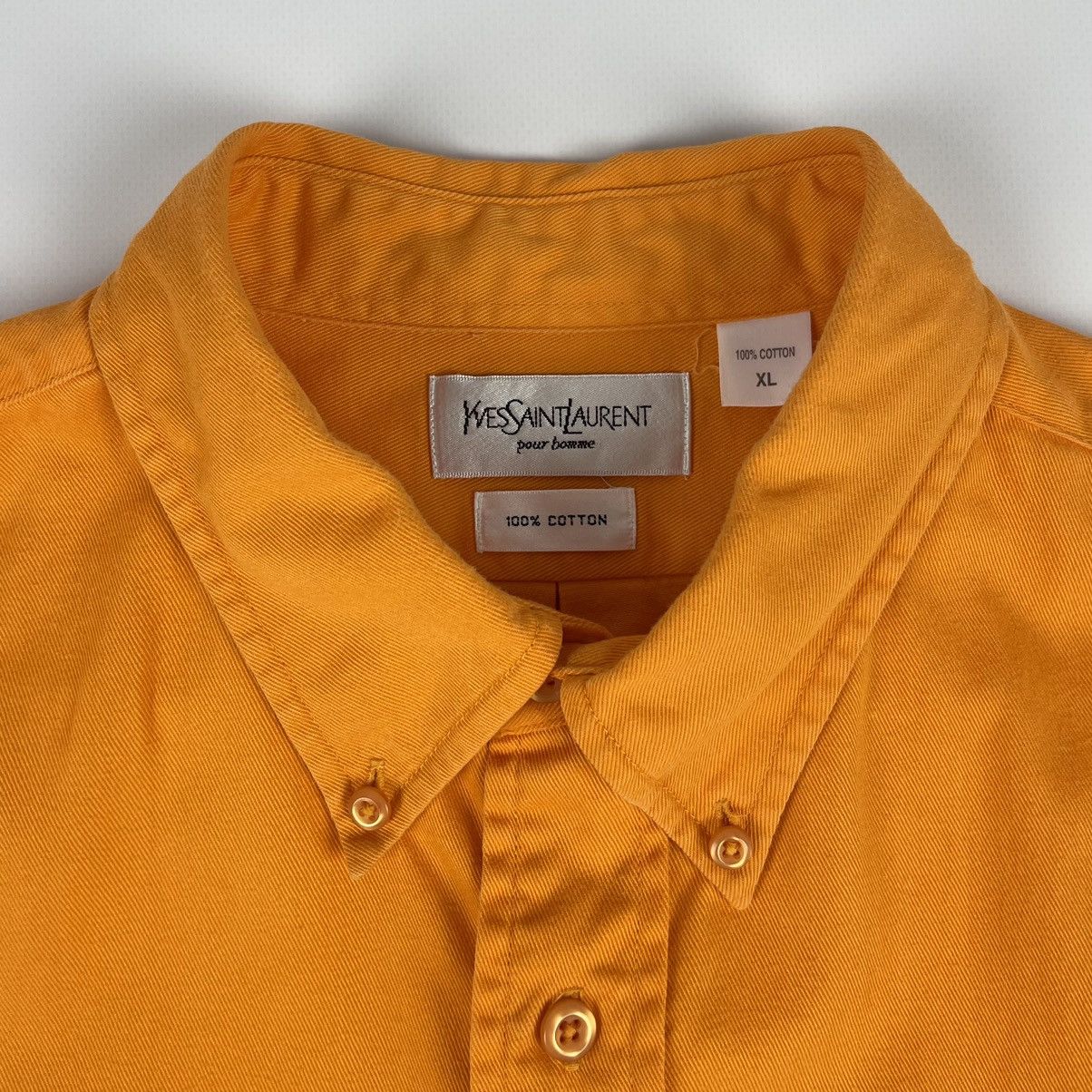 Yves Saint Laurent Vintage Yves Saint Laurent YSL Shirt Button up Size US XL / EU 56 / 4 - 5 Thumbnail