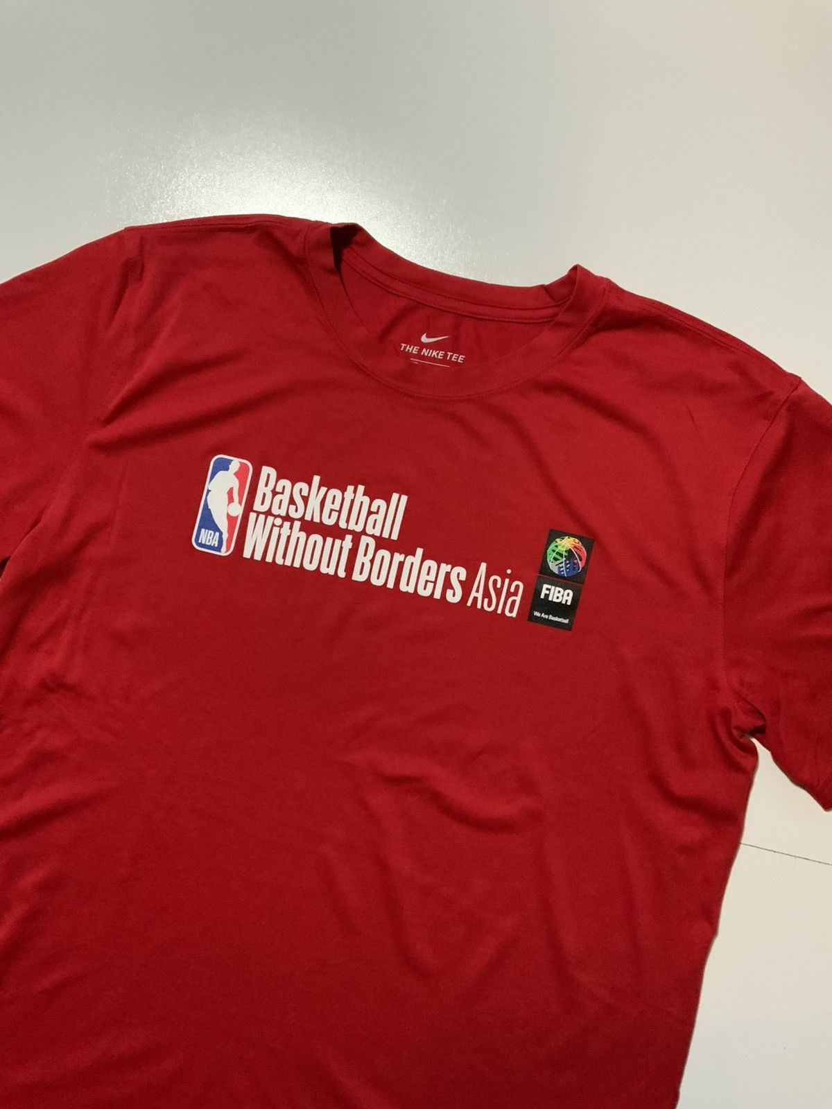 Nike Nike NBA Basketball Without Borders Asia FIBA T-Shirt Size US L / EU 52-54 / 3 - 4 Thumbnail
