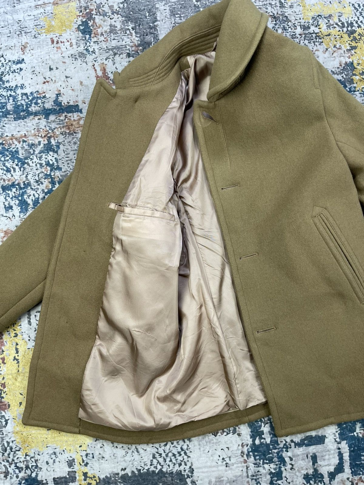 Orcival Orcival Melton Wool Single Breasted Peacoat Size XS / US 0-2 / IT 36-38 - 5 Thumbnail