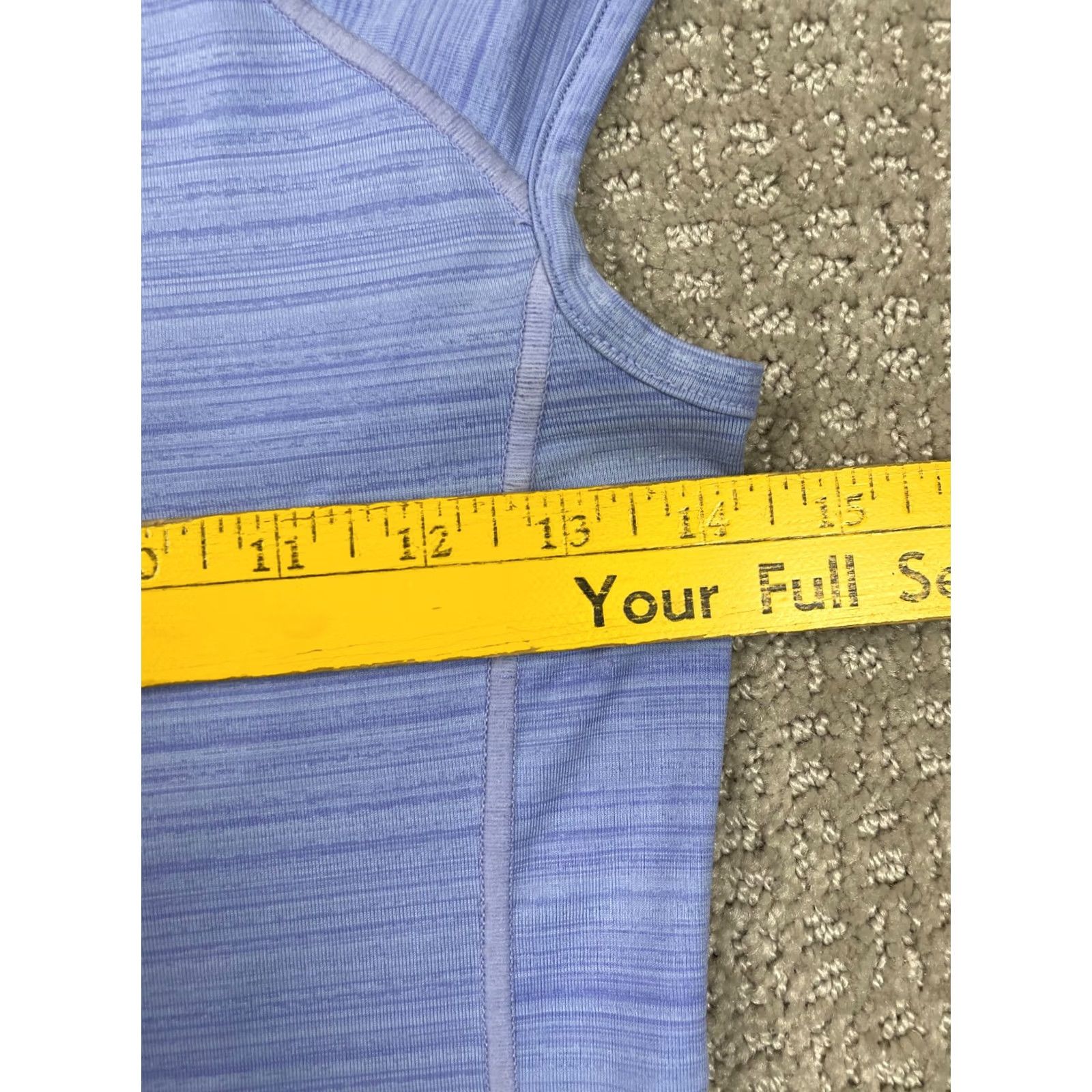 Athleta Athleta Top Womens 2XS Blue 1/4 Zip Cycling Pullover Sleeveless Jersey Pocket Size XXS / US 00 / IT 34 - 3 Thumbnail