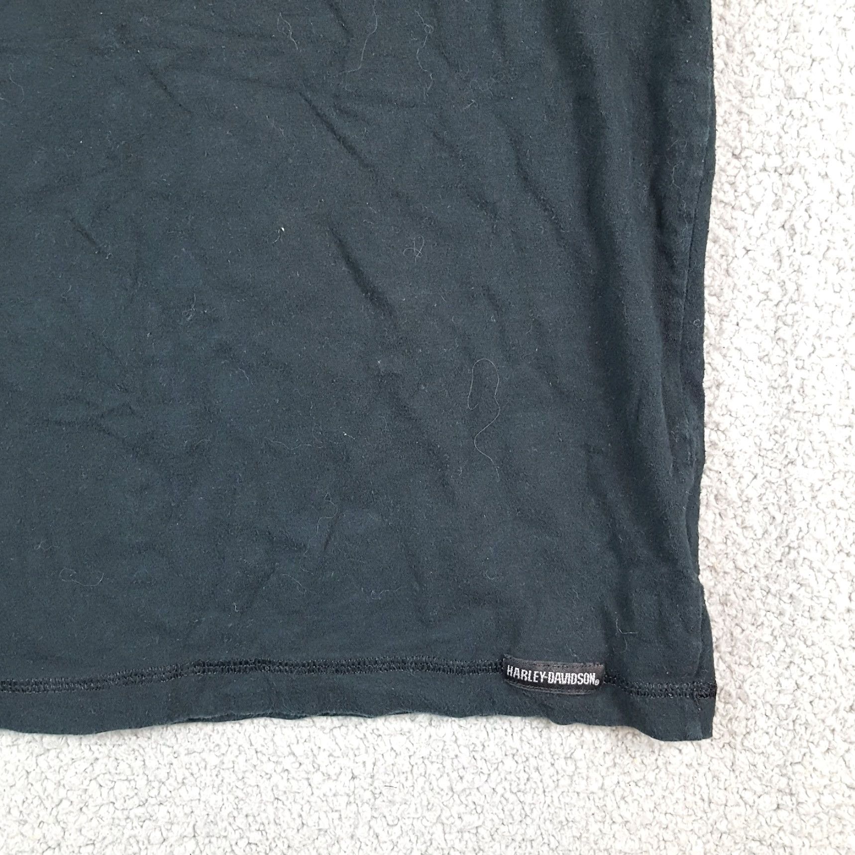 Harley Davidson Harley-Davidson Skull Logo Biker Motorcycle Mens Size Medium Retro Black T Shirt Size US M / EU 48-50 / 2 - 4 Thumbnail