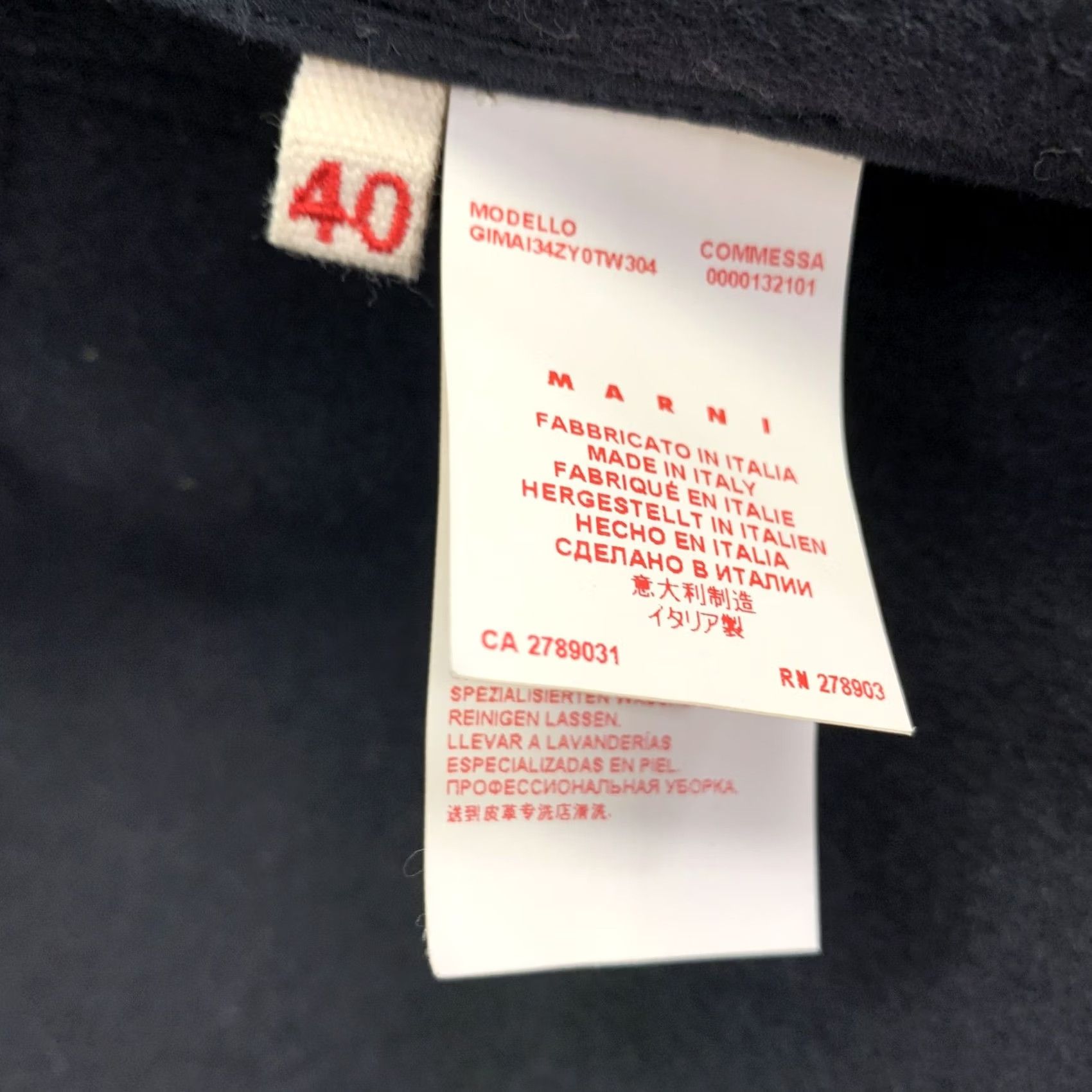 Marni MARNI Black Wool Blend Hooded Jacket Size 4 Raw Edge Women Size S / US 4 / IT 40 - 5 Thumbnail
