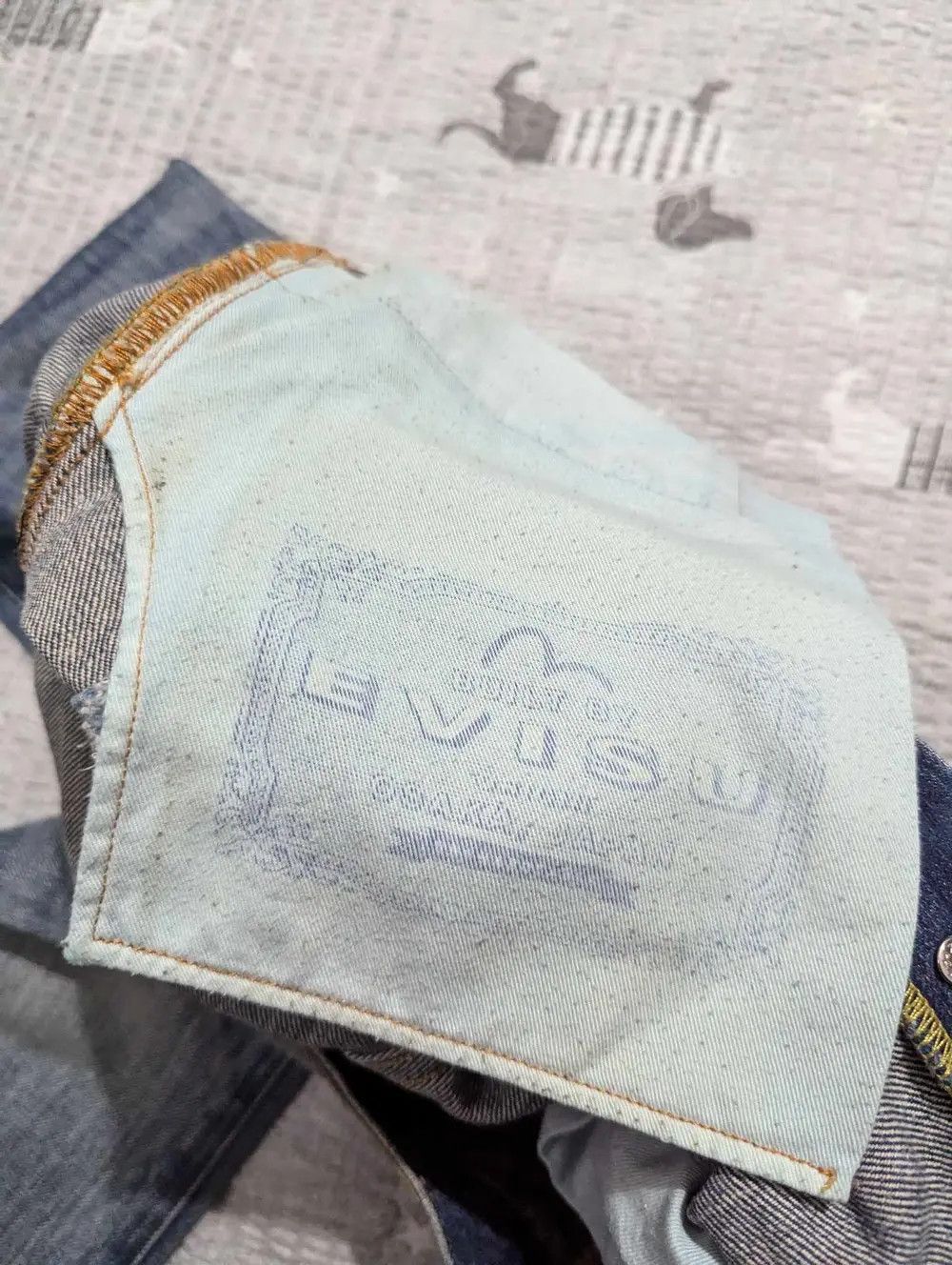 Evisu Evisu Japan Destroyed Seagull Denim Size US 29 - 5 Thumbnail