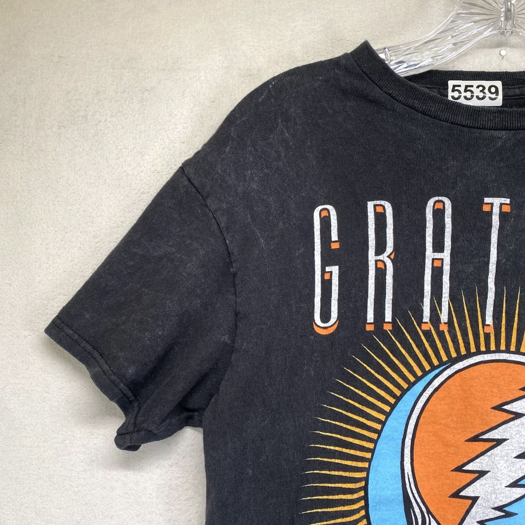Logo 7 VINTAGE Grateful Dead Logo T-Shirt Short Sleeve Men’s Small Black Graphic Print All Seasons Size US S / EU 44-46 / 1 - 6 Thumbnail