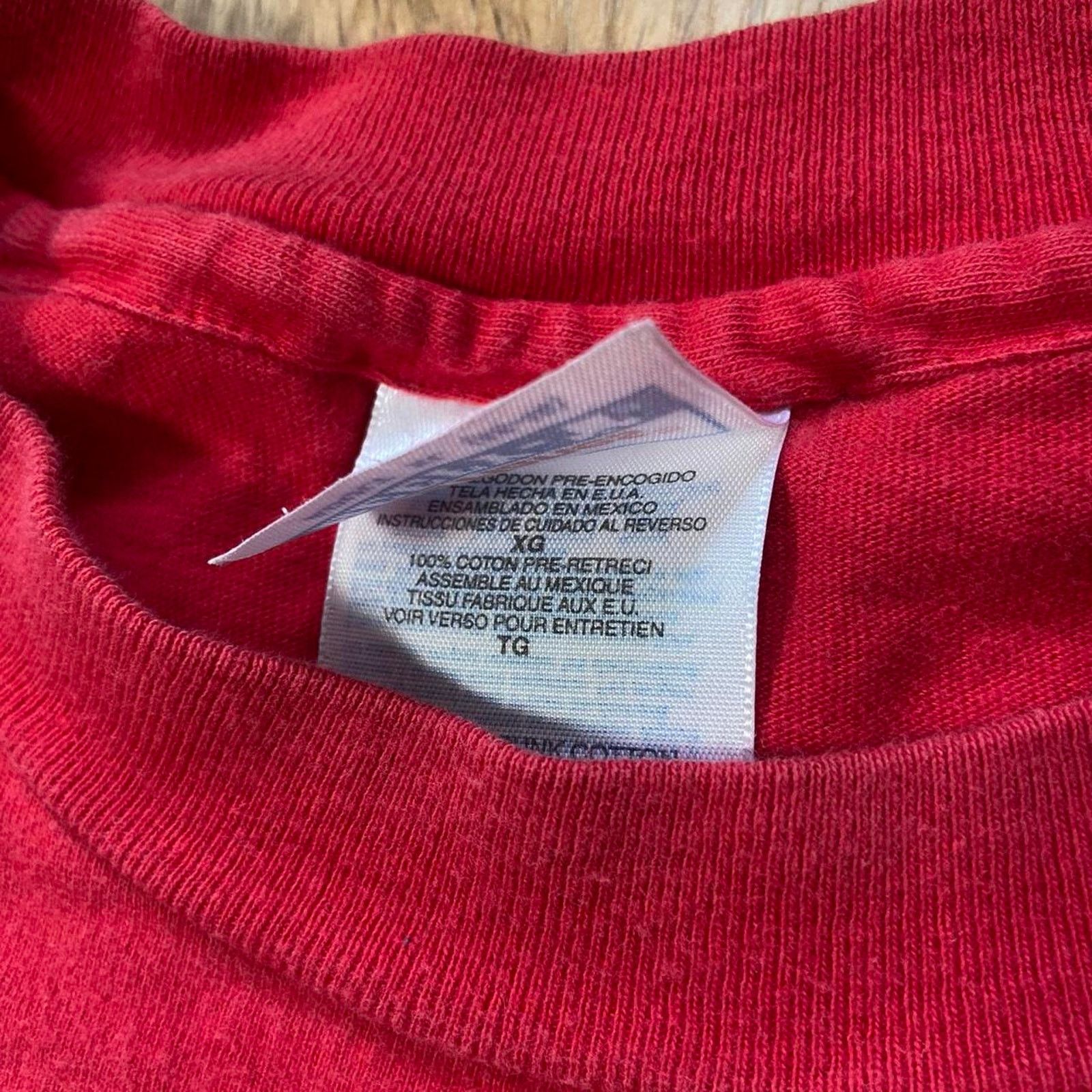 Hanes 90s jesus christ god red Size US XL / EU 56 / 4 - 7 Thumbnail