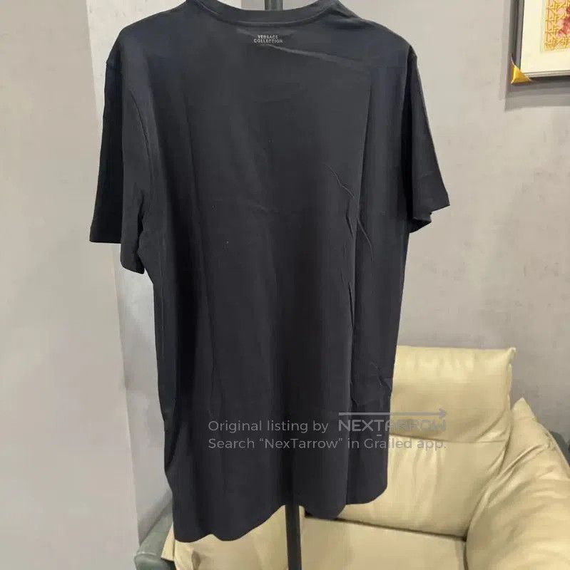 Versace Versace Women's Black Cotton T-Shirt . Size L / US 10 / IT 46 - 2 Thumbnail