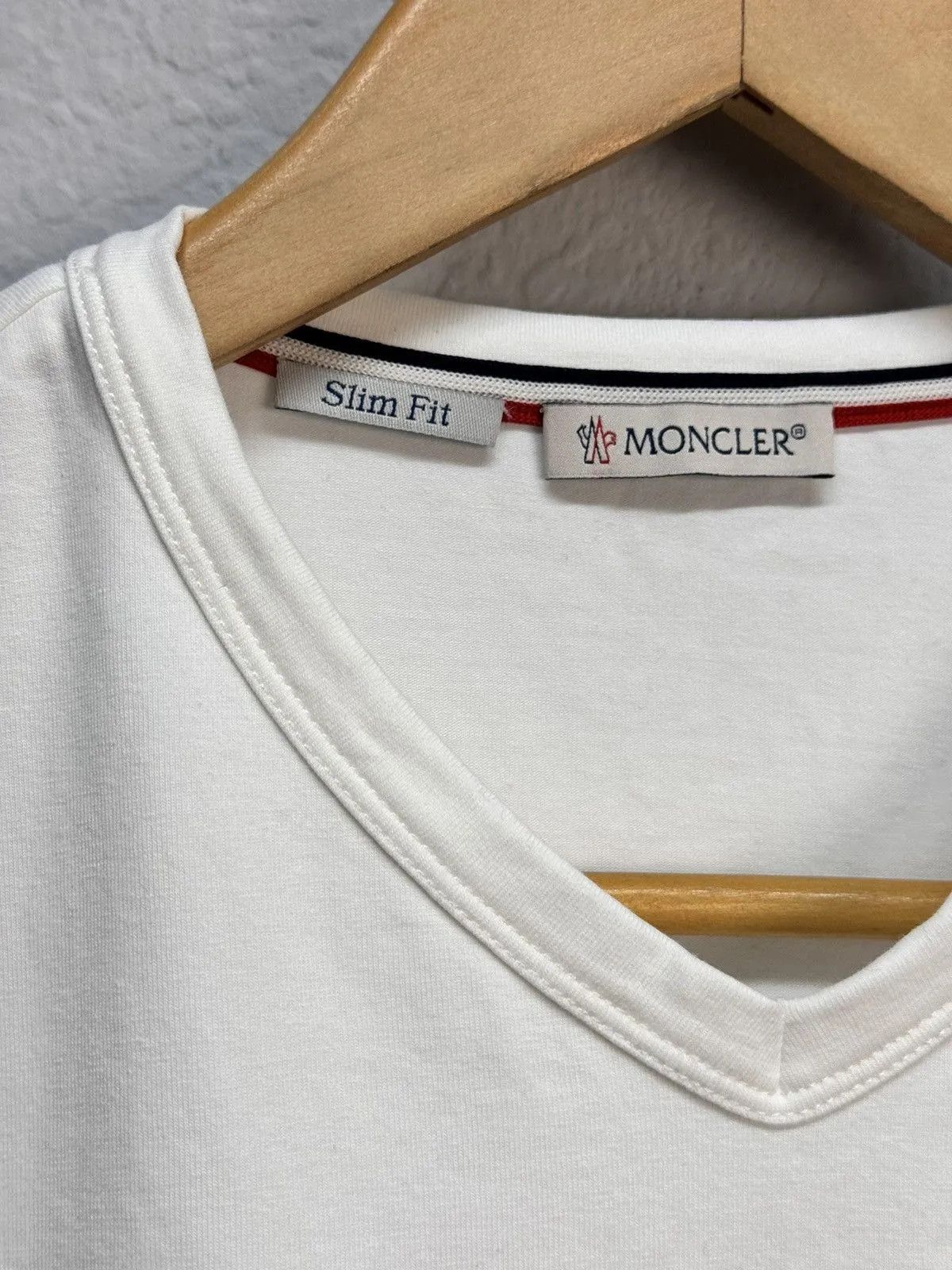 Designer × Moncler Vintage Moncler Double patch Maglia luxury tee Size US S / EU 44-46 / 1 - 8 Thumbnail