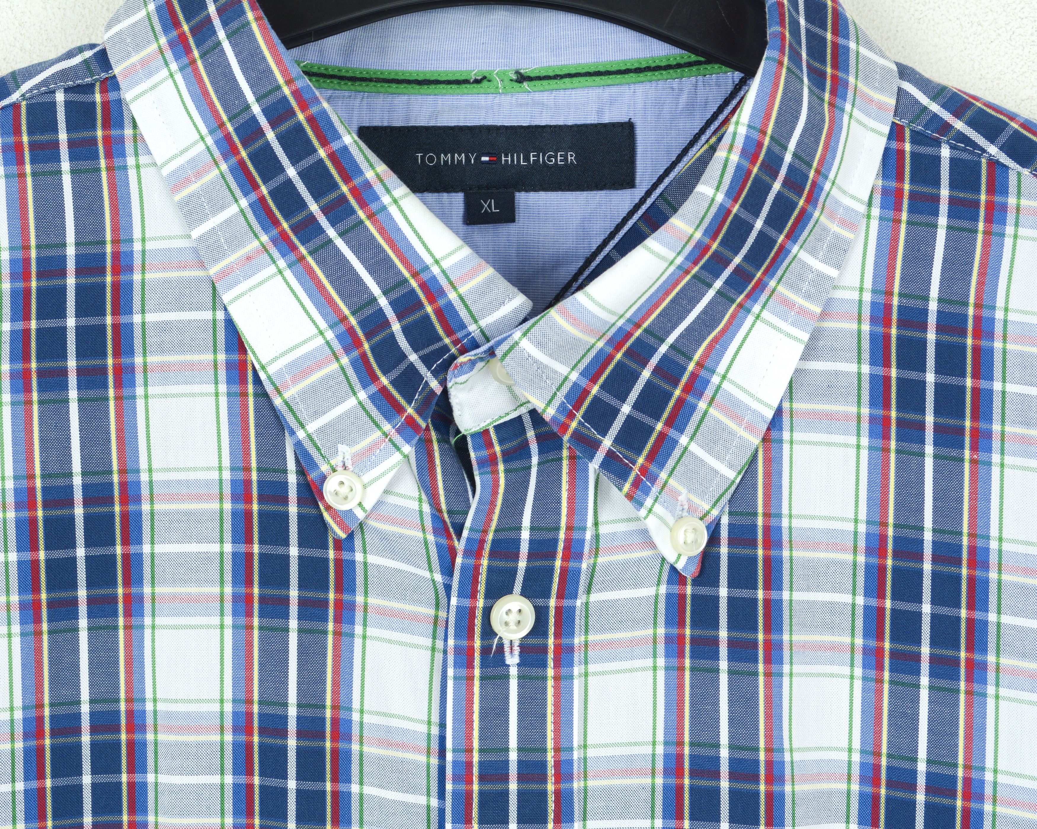 Tommy Hilfiger TOMMY HILFIGER XL Casual Shirt Check Plaid Long Sleeved Size US XL / EU 56 / 4 - 3 Thumbnail
