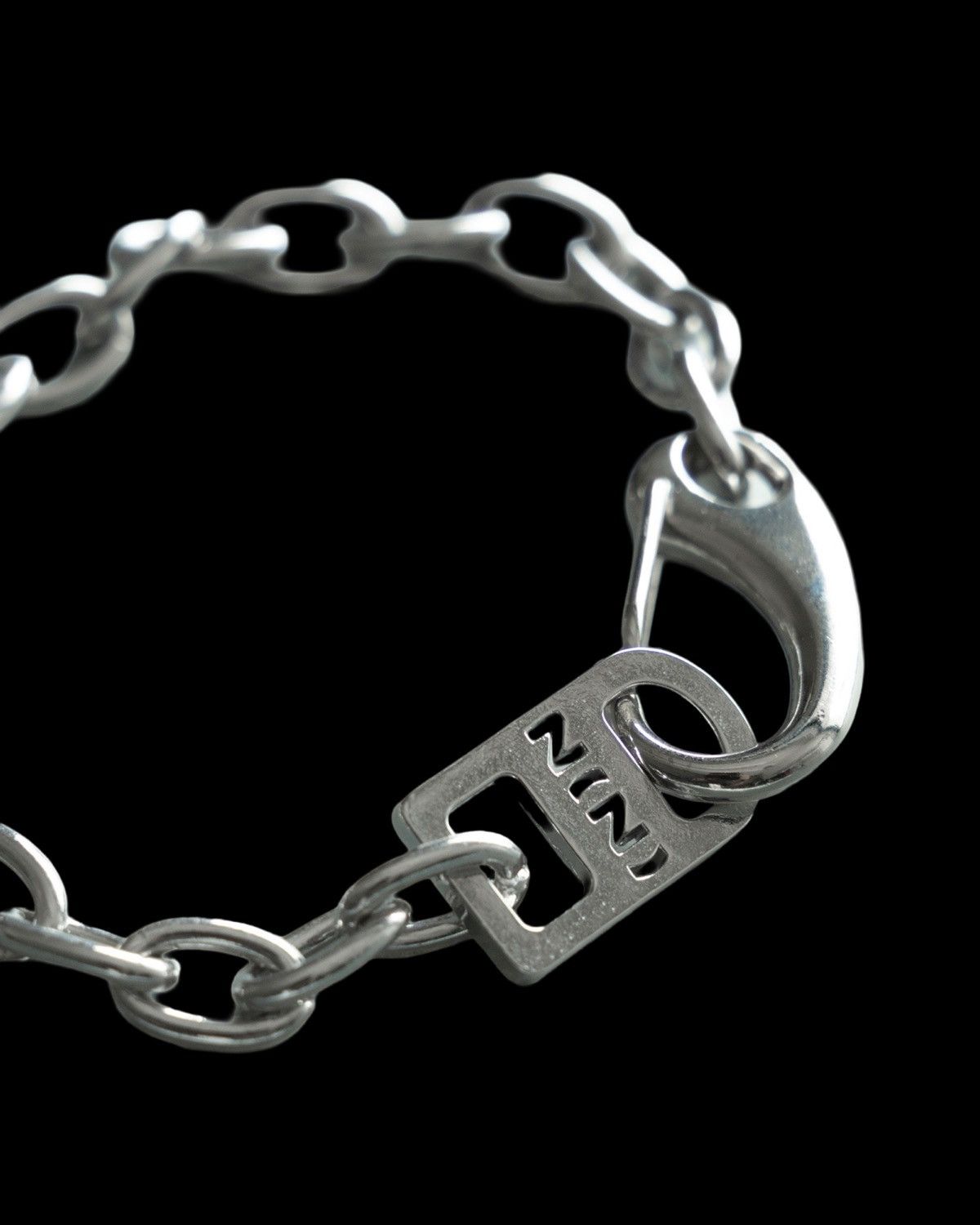 Number (N)ine Silver Chain Bracelet Size ONE SIZE - 4 Thumbnail