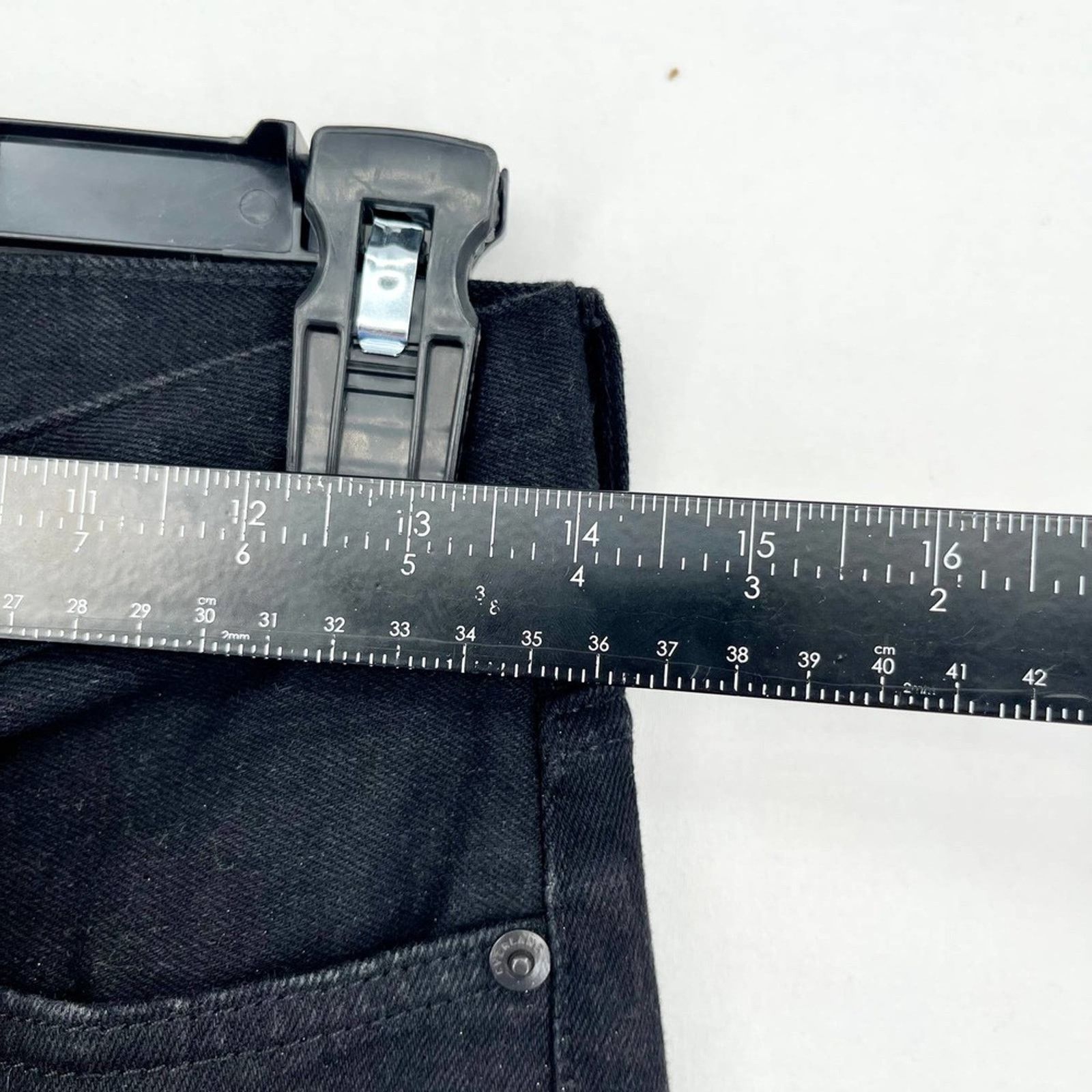 Everlane Everlane Low Rise The Way High Skinny Black Jean 24 Regular Size 24" / US 00 / IT 34 - 4 Thumbnail