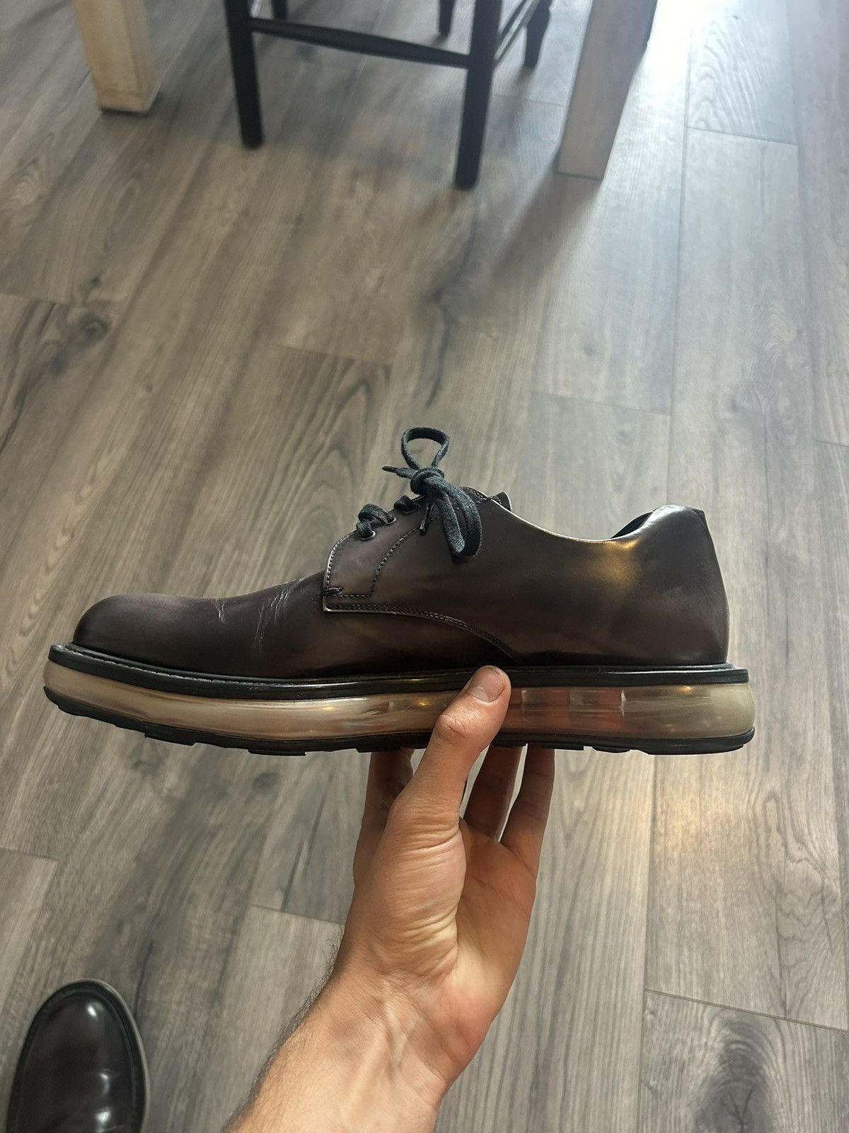 Prada Platform Sole Derby Shoes Size US 9 / EU 42 - 15 Thumbnail
