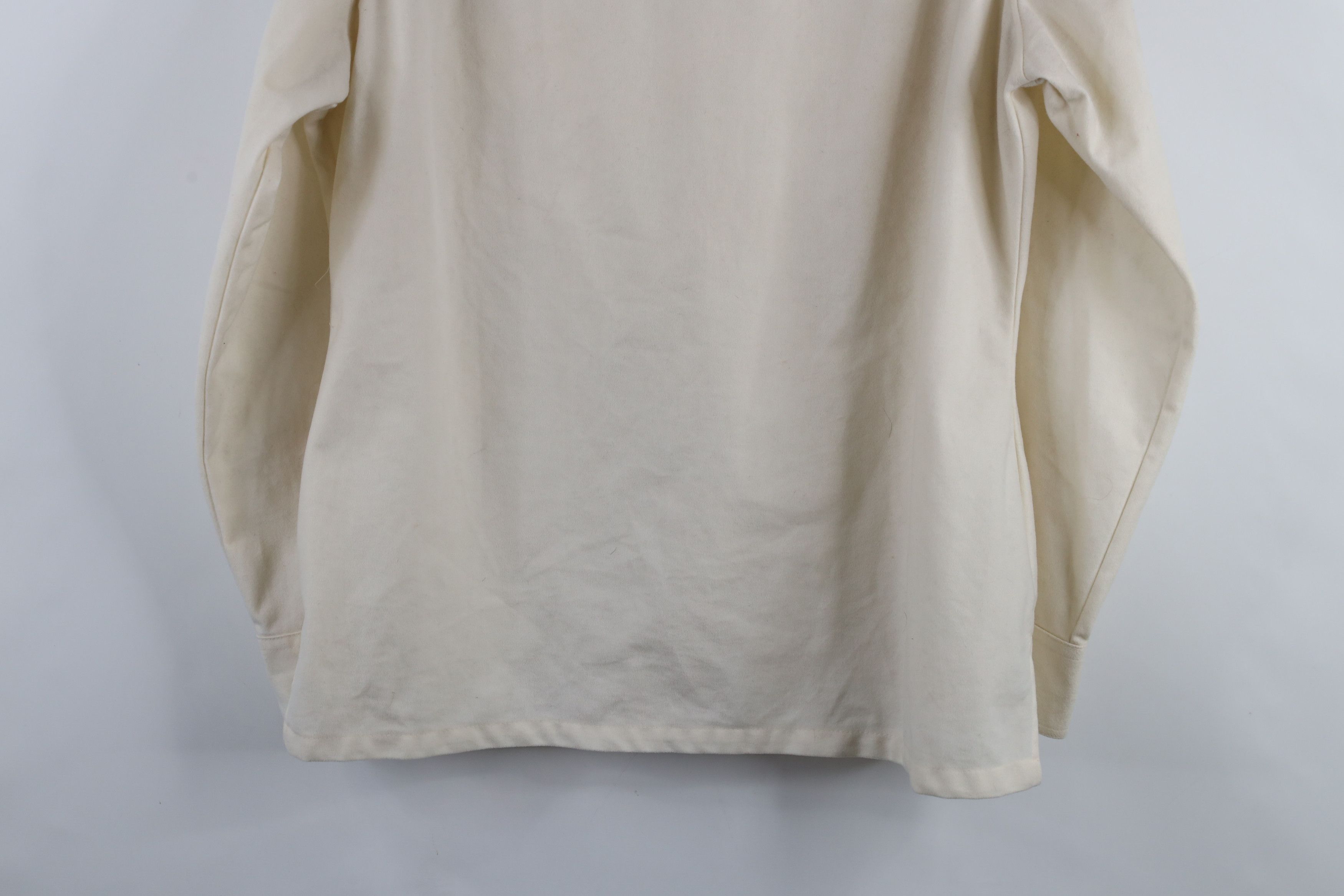 Vintage Vintage 70s Streetwear Chamois Cloth Button Shirt Cream Size US L / EU 52-54 / 3 - 13 Thumbnail